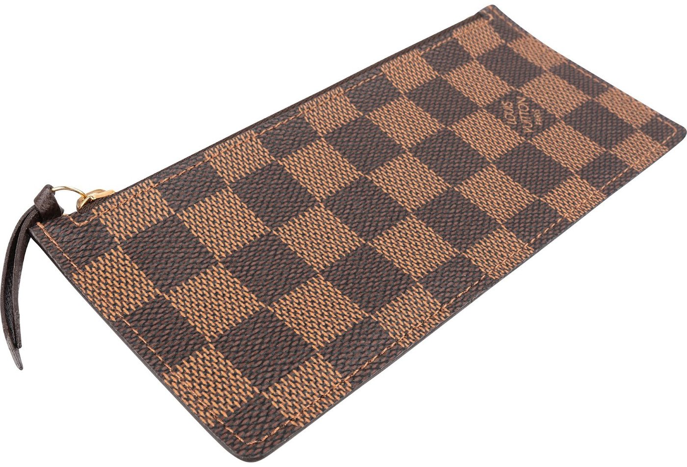 Louis Vuitton Monogram Damier Ebene Sarah Etui Stylo Wallet