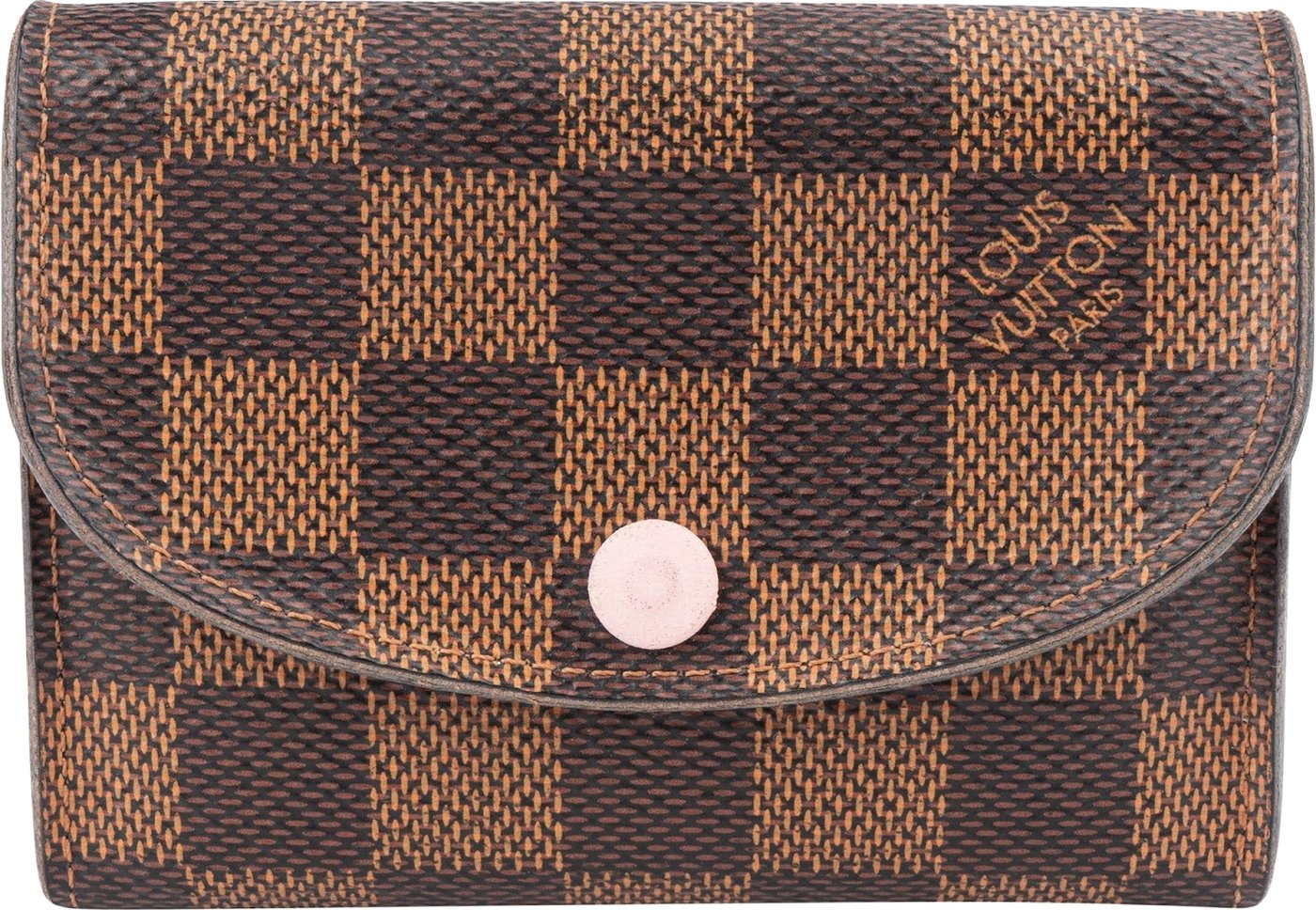 Louis Vuitton Monogram Damier Ebene Rosalie Coin Purse Mini Wallet