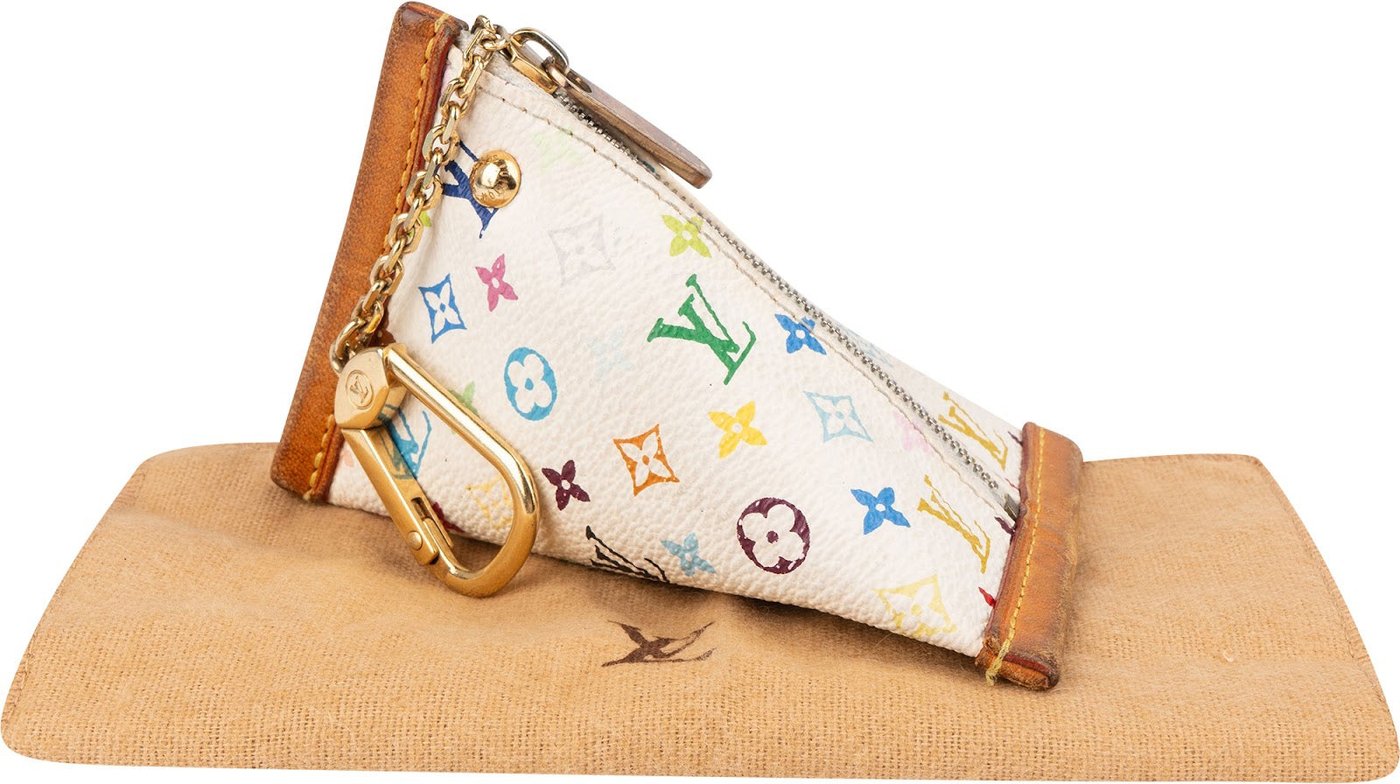 Louis Vuitton Canvas Monogram Murakami Multicolor Berlingo Coin Pouch