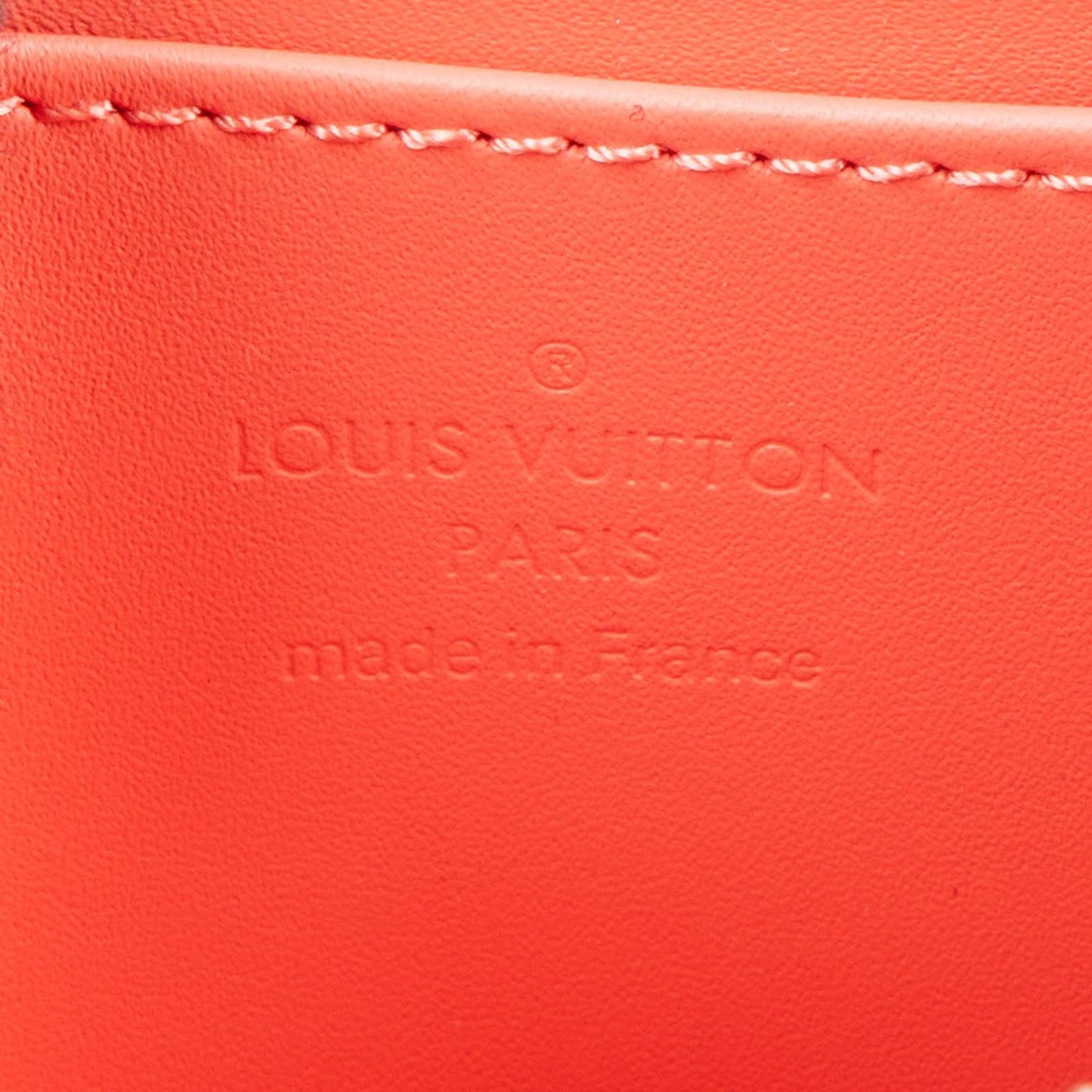 Louis Vuitton Monogram Vernis Poppy Raye Zippy Coin Purse Wallet