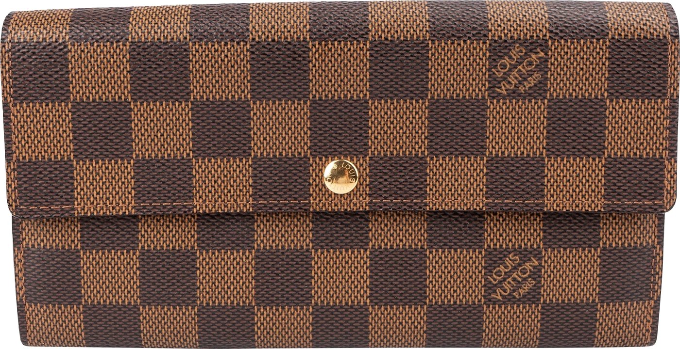 Louis Vuitton Monogram Damier Ebene Sarah Wallet