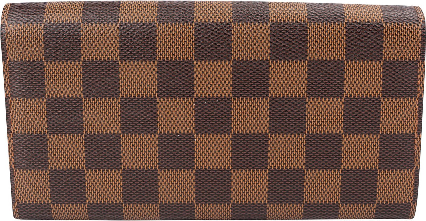 Louis Vuitton Monogram Damier Ebene Sarah Wallet