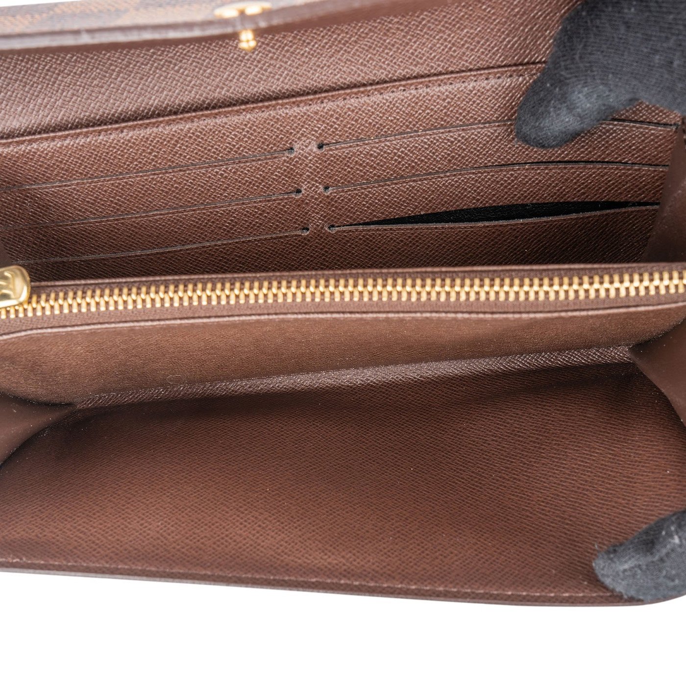 Louis Vuitton Monogram Damier Ebene Sarah Wallet
