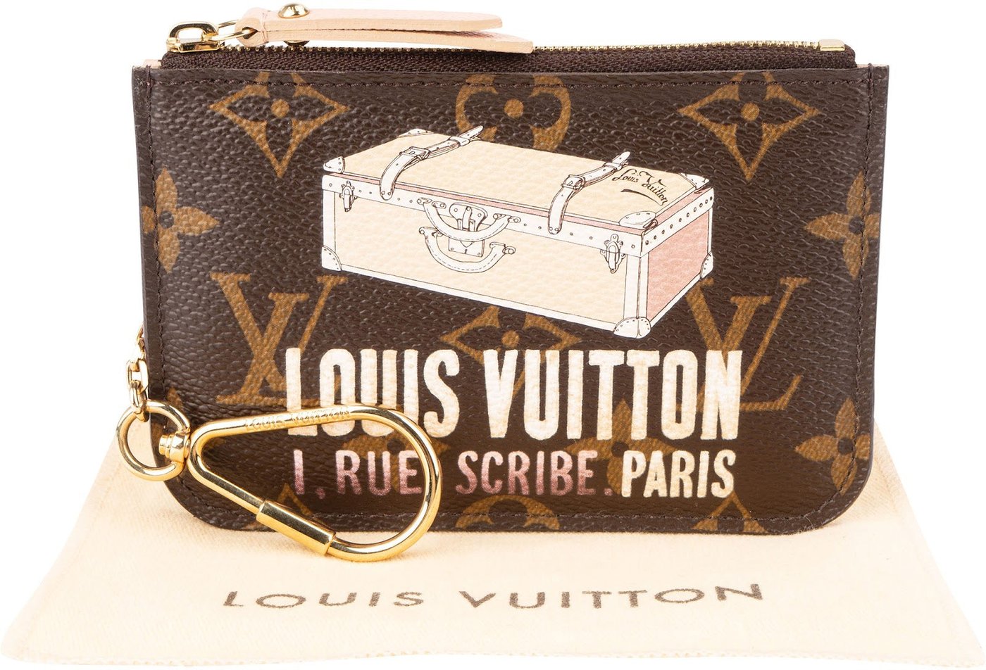 Louis Vuitton Monogram Canvas Holiday Animation Key Pouch Wallet