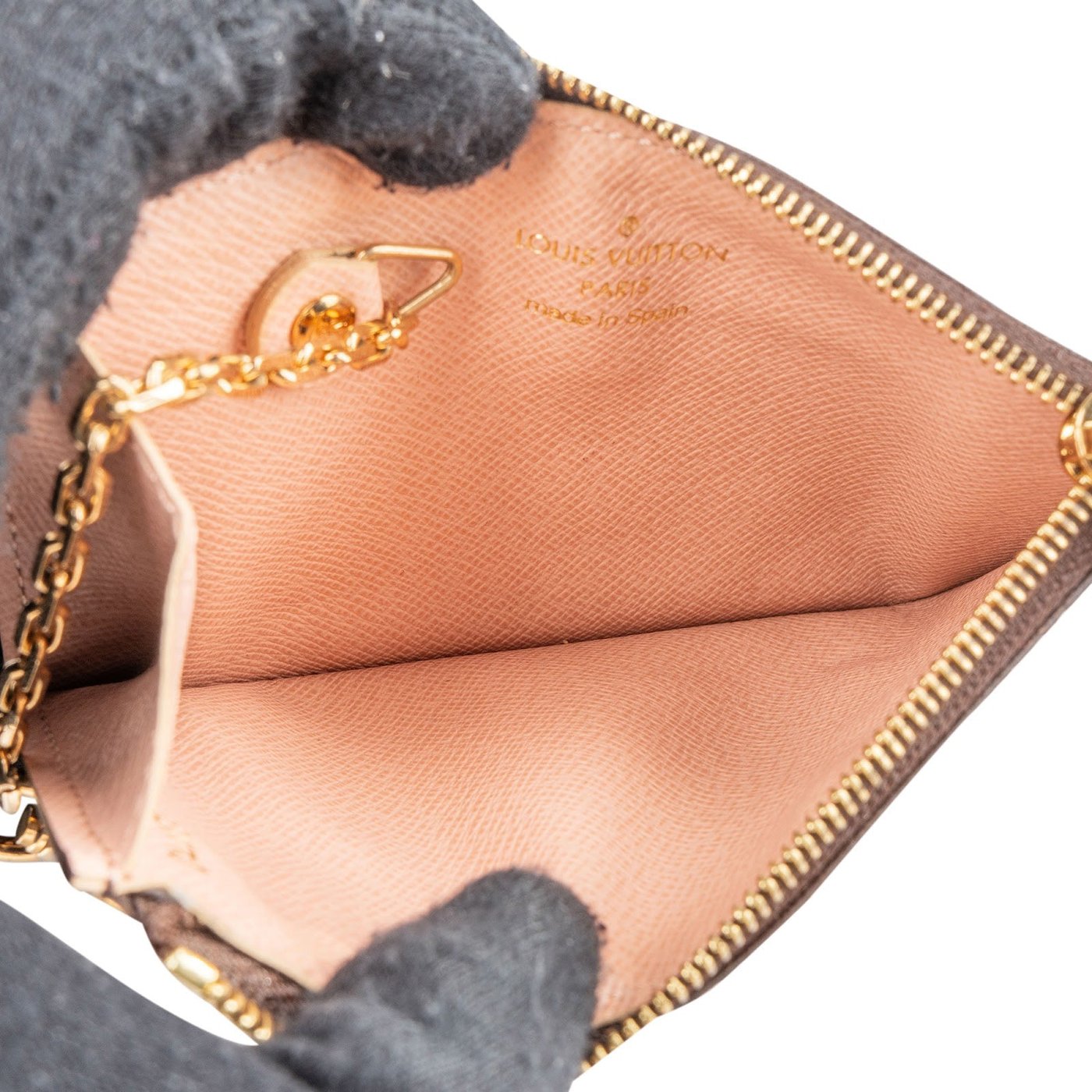 Louis Vuitton Monogram Canvas Holiday Animation Key Pouch Wallet