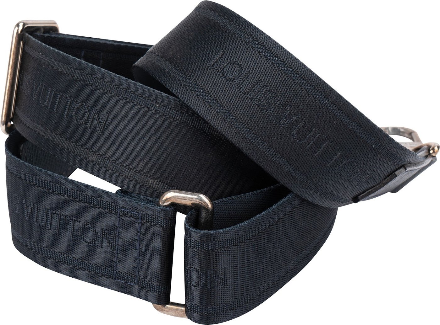 Louis Vuitton Blue Taiga Leather & Cotton Bandoulière Bag Strap