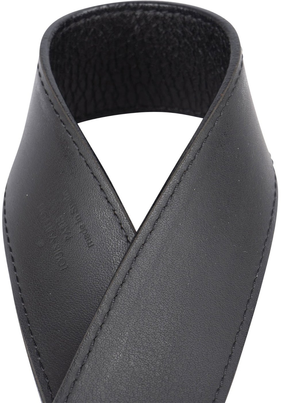 Louis Vuitton Classic Black Leather Ceinture Carre Belt (90 / 36)