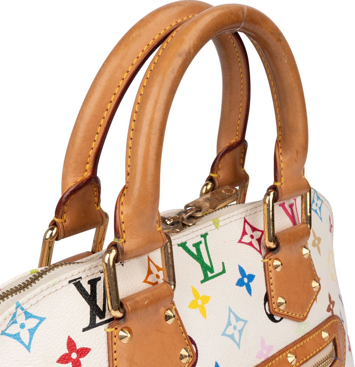 Louis Vuitton Limited Murakami Multicolor Alma PM Handbag