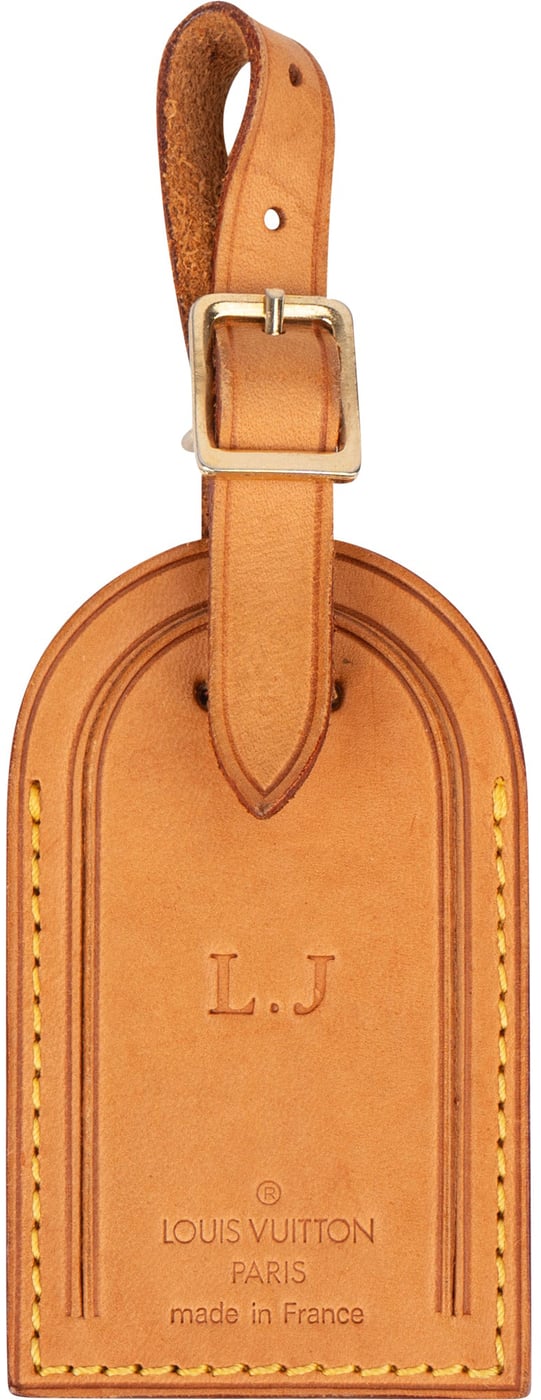 Louis Vuitton Leather Luggage Tags