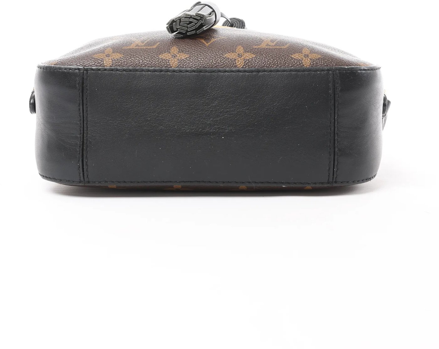 Louis Vuitton Saintonge Monogram Canvas Crossbody Bag in Brown x Black M43555