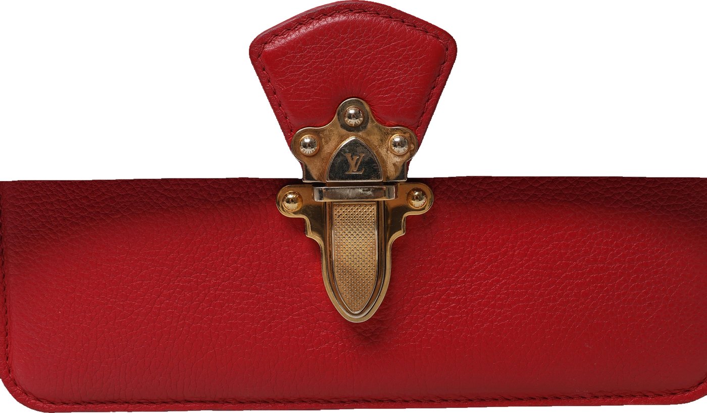 Louis Vuitton Victoire Monogram Canvas Crossbody Bag in Brown x Red M41731