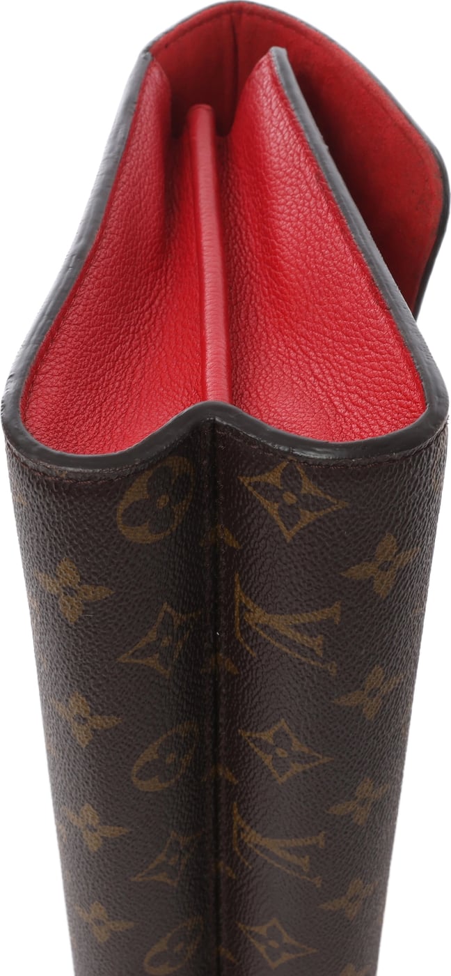 Louis Vuitton Victoire Monogram Canvas Crossbody Bag in Brown x Red M41731