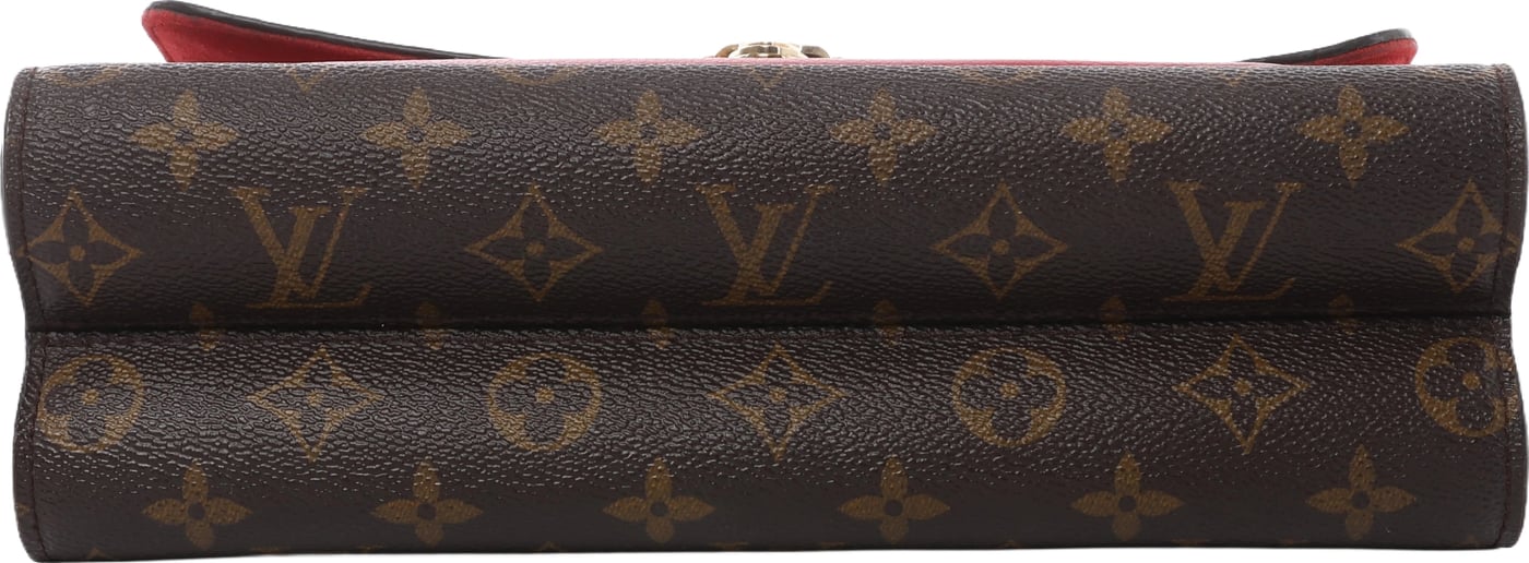 Louis Vuitton Victoire Monogram Canvas Crossbody Bag in Brown x Red M41731