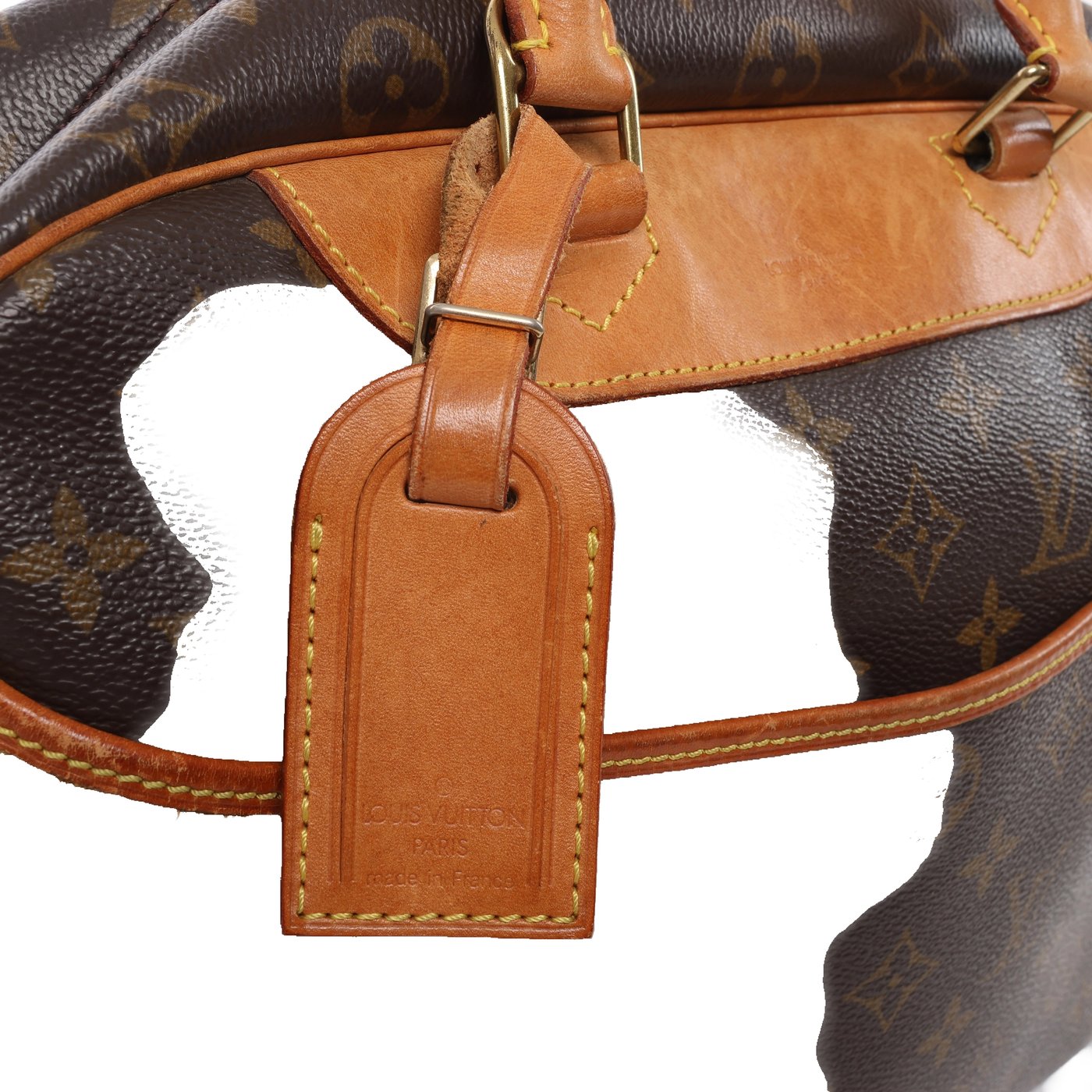 Louis Vuitton Deauville Monogram Canvas Handbag in Brown M47270