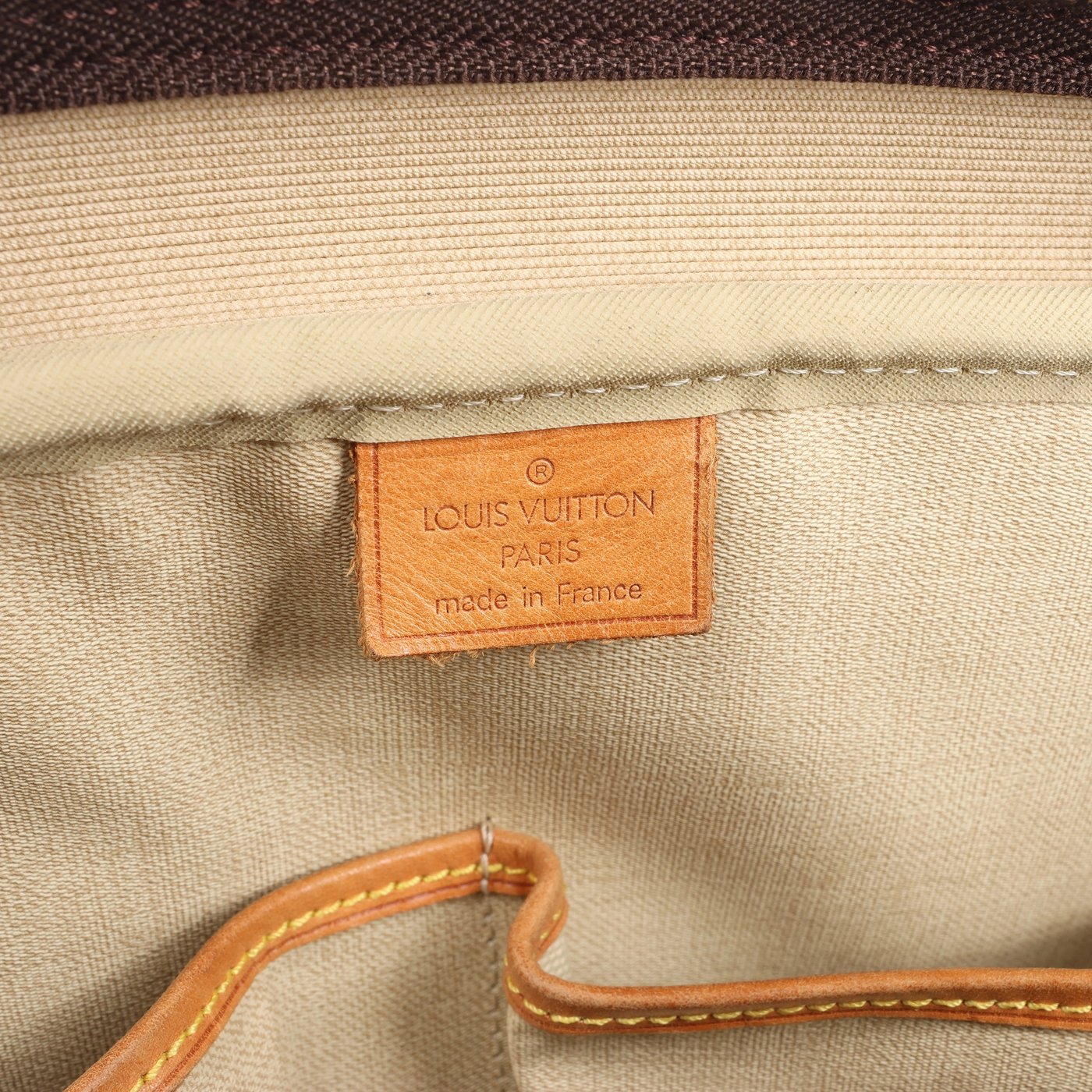 Louis Vuitton Deauville Monogram Canvas Handbag in Brown M47270