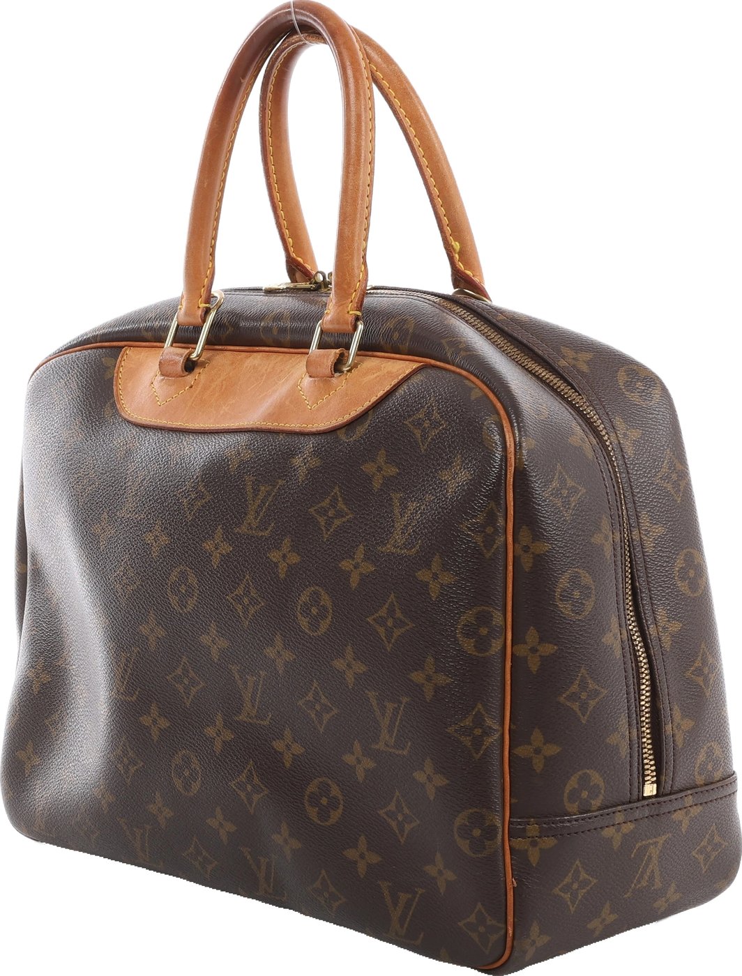 Louis Vuitton Deauville Monogram Canvas Handbag in Brown M47270