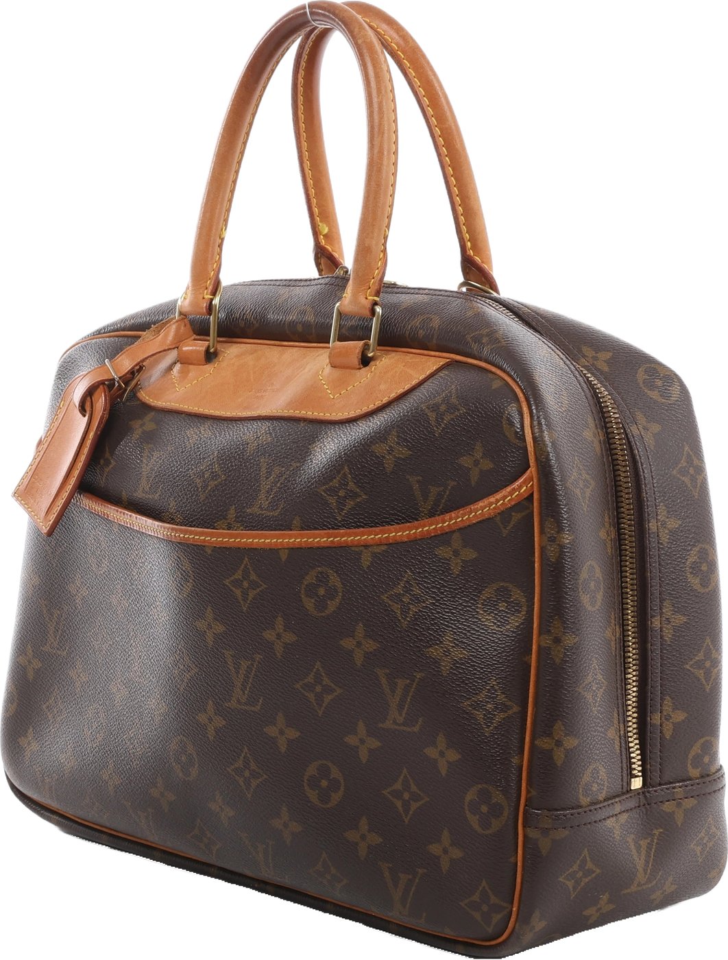 Louis Vuitton Deauville Monogram Canvas Handbag in Brown M47270