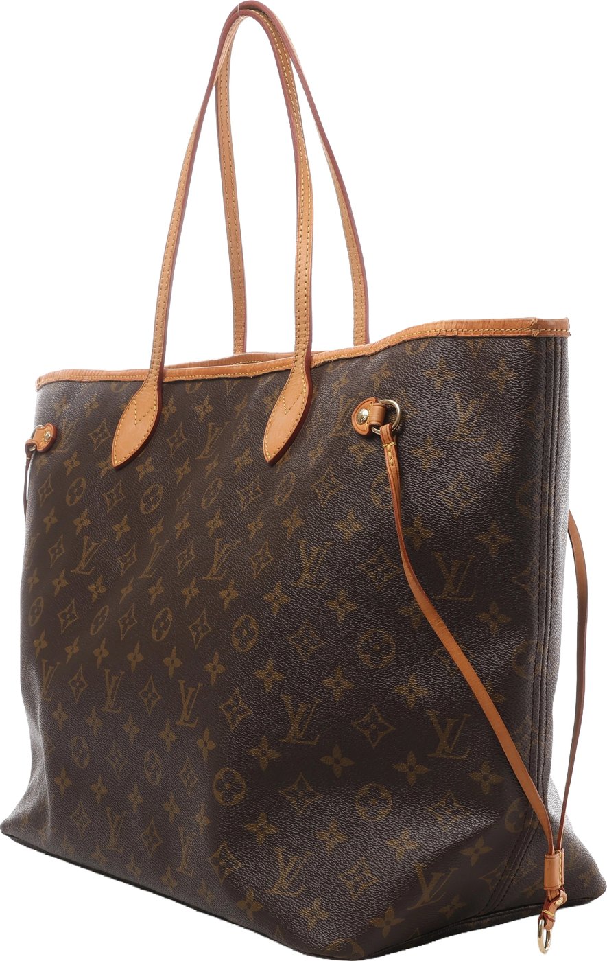 Louis Vuitton Neverfull GM Monogram Canvas Shoulder Bag in Brown M40157