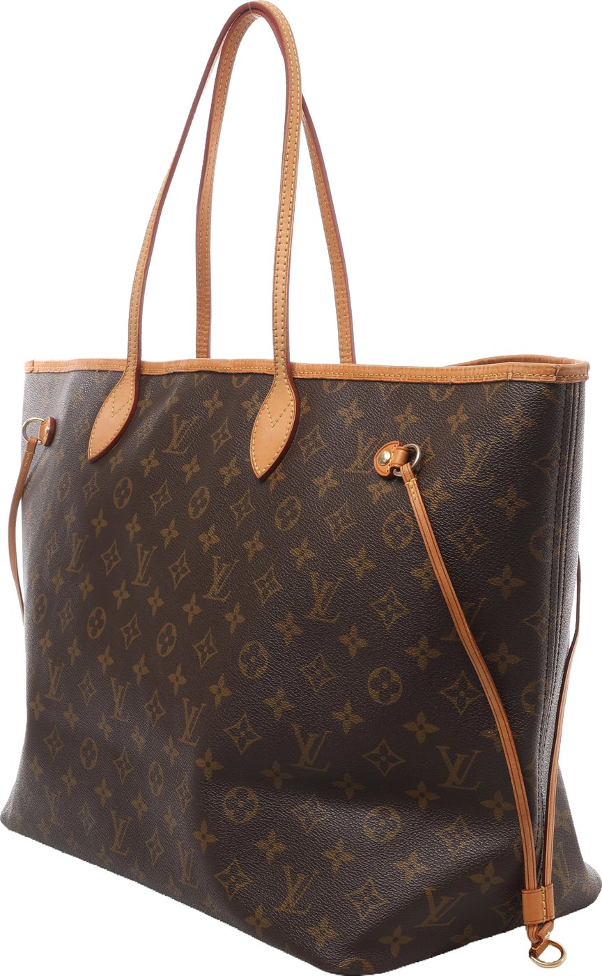 Louis Vuitton Neverfull GM Monogram Canvas Shoulder Bag in Brown M40157