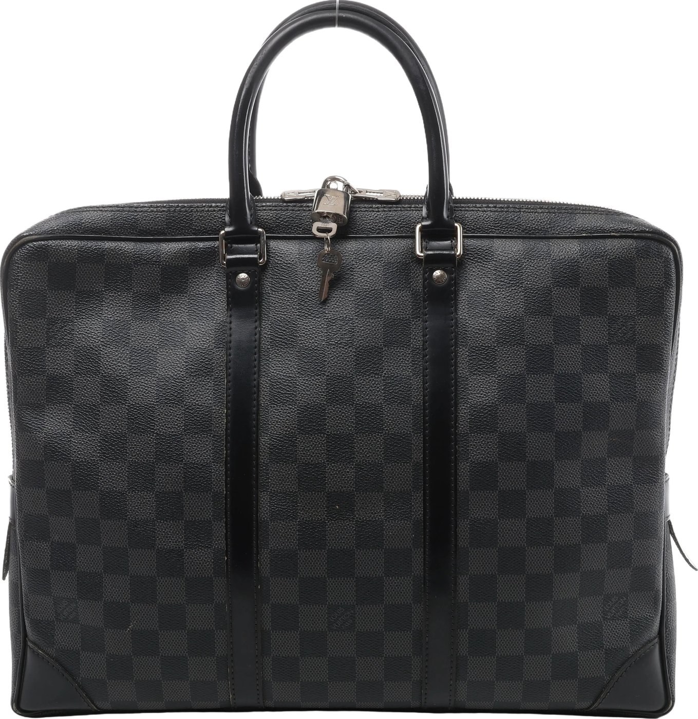 Louis Vuitton Porte Document Voyages Damier Graphite Handbag in Black N41125