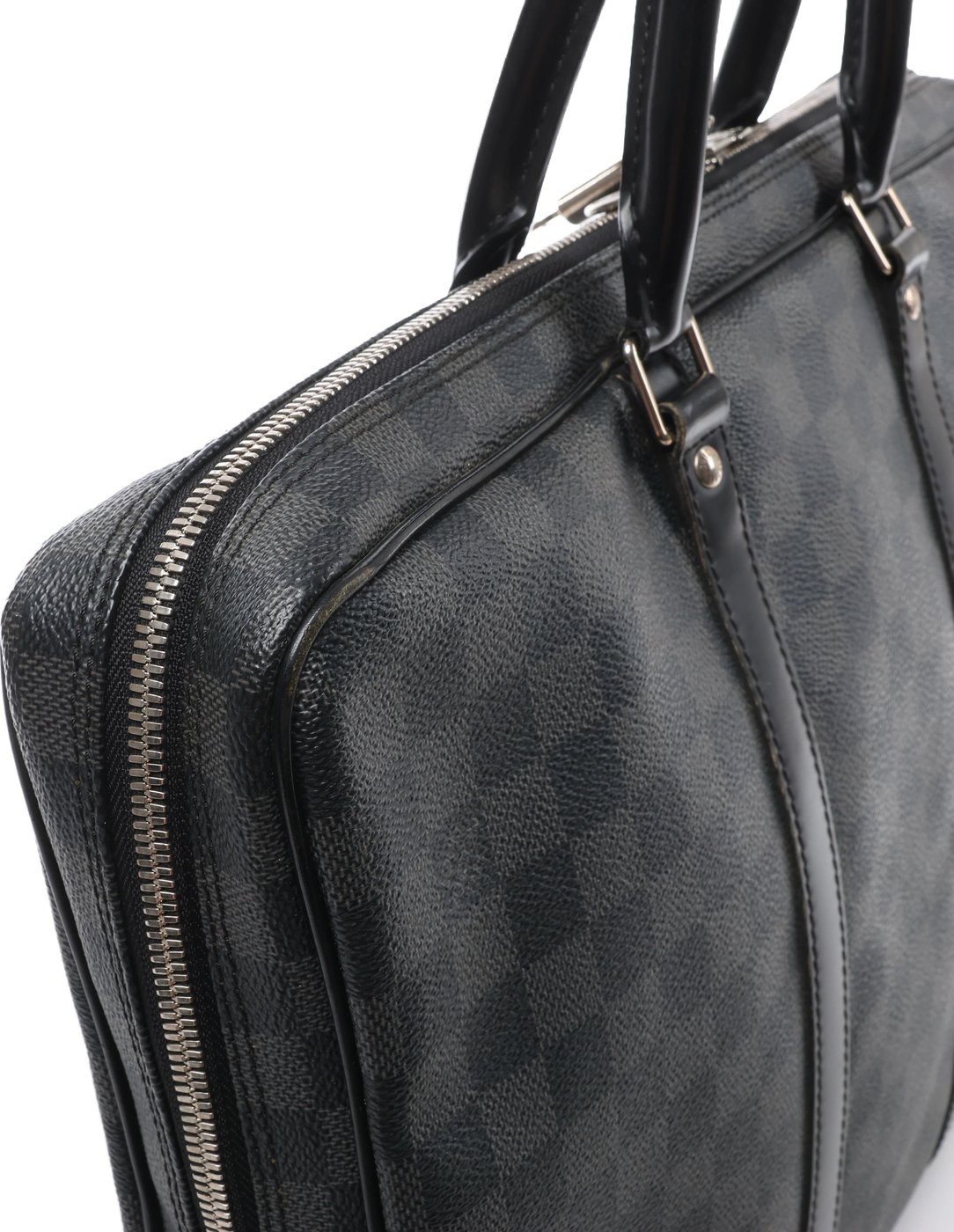 Louis Vuitton Porte Document Voyages Damier Graphite Handbag in Black N41125