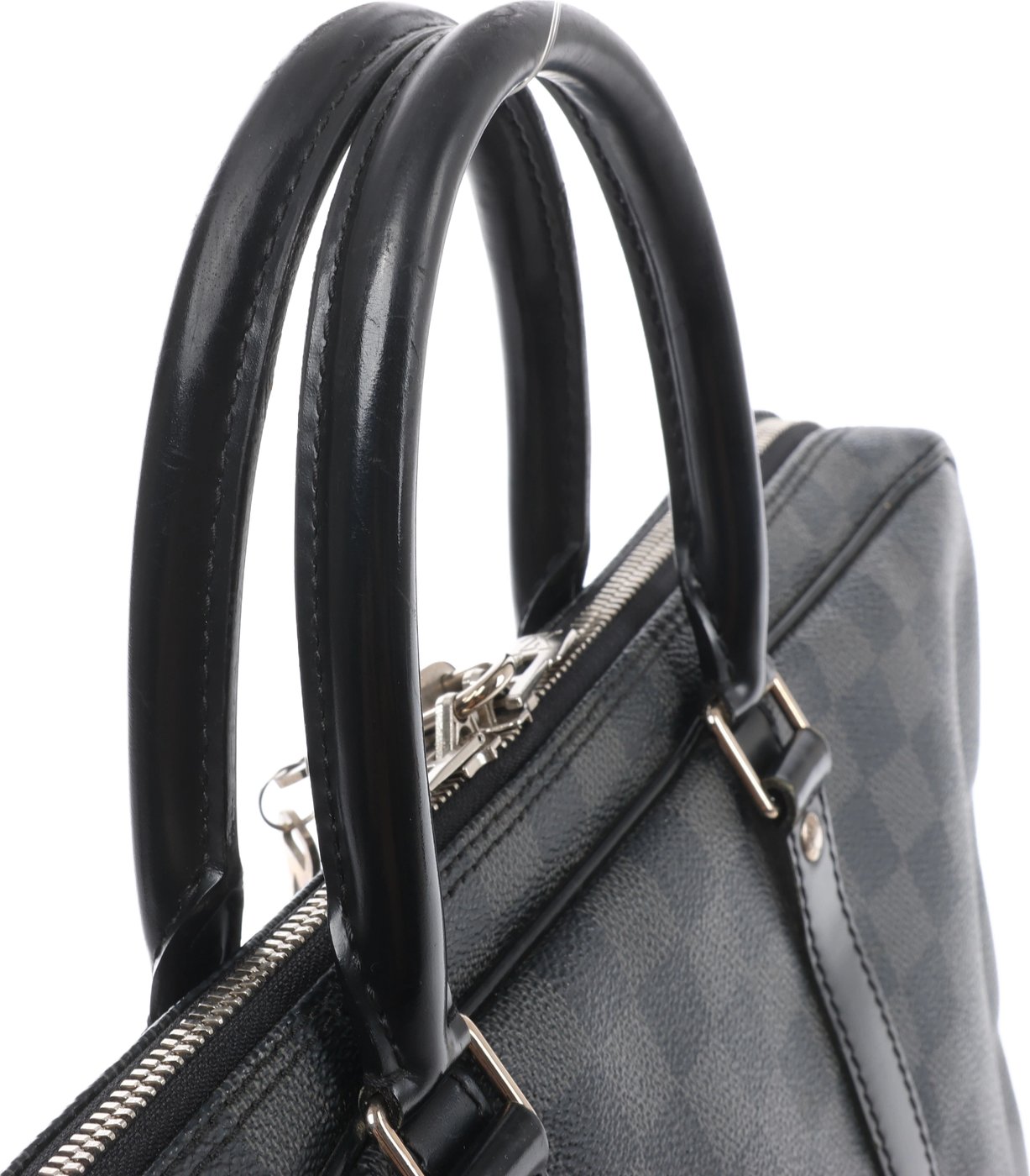 Louis Vuitton Porte Document Voyages Damier Graphite Handbag in Black N41125