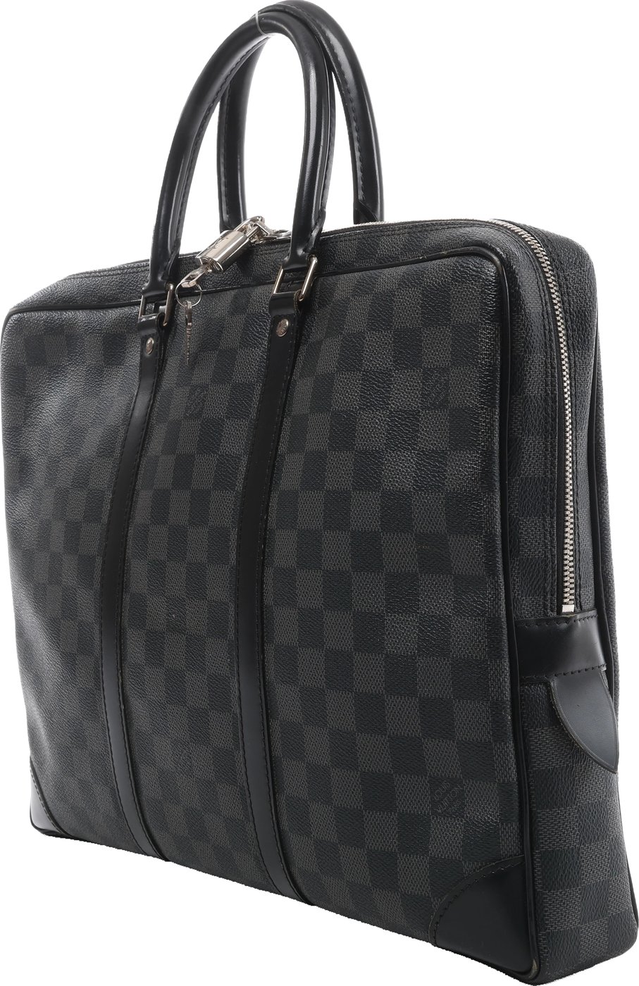 Louis Vuitton Porte Document Voyages Damier Graphite Handbag in Black N41125