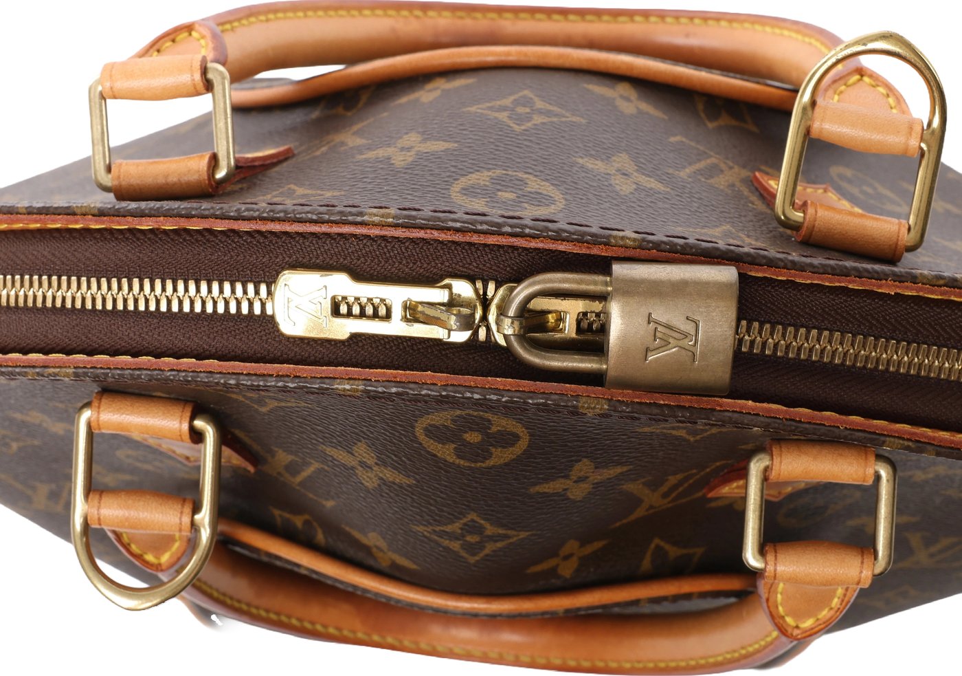 Louis Vuitton Ellipse MM Monogram Handbag in Brown M51126