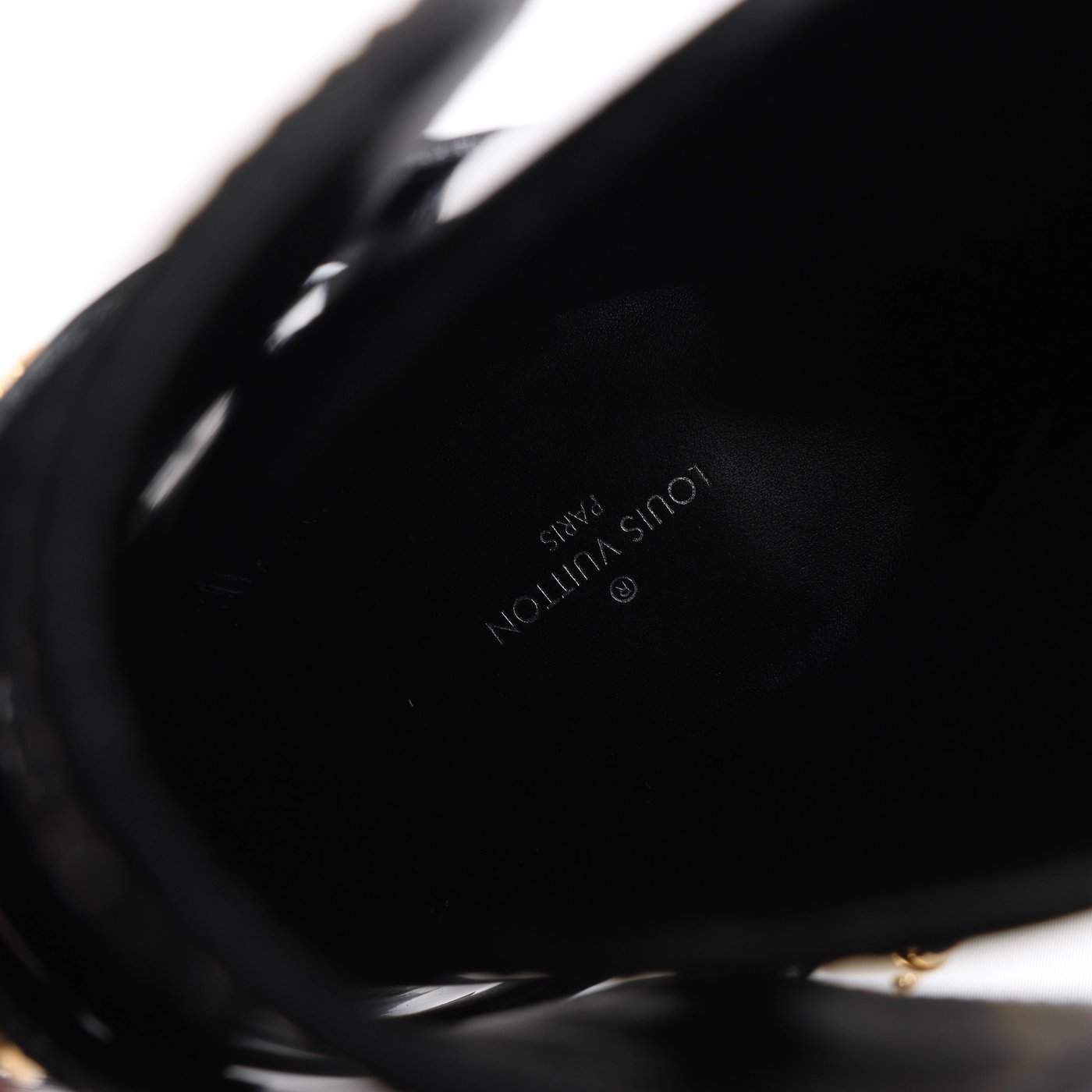 Louis Vuitton Star Trail Line 21 years Patent Leather Ankle Boots in Black MA0231, Size EU 37.5