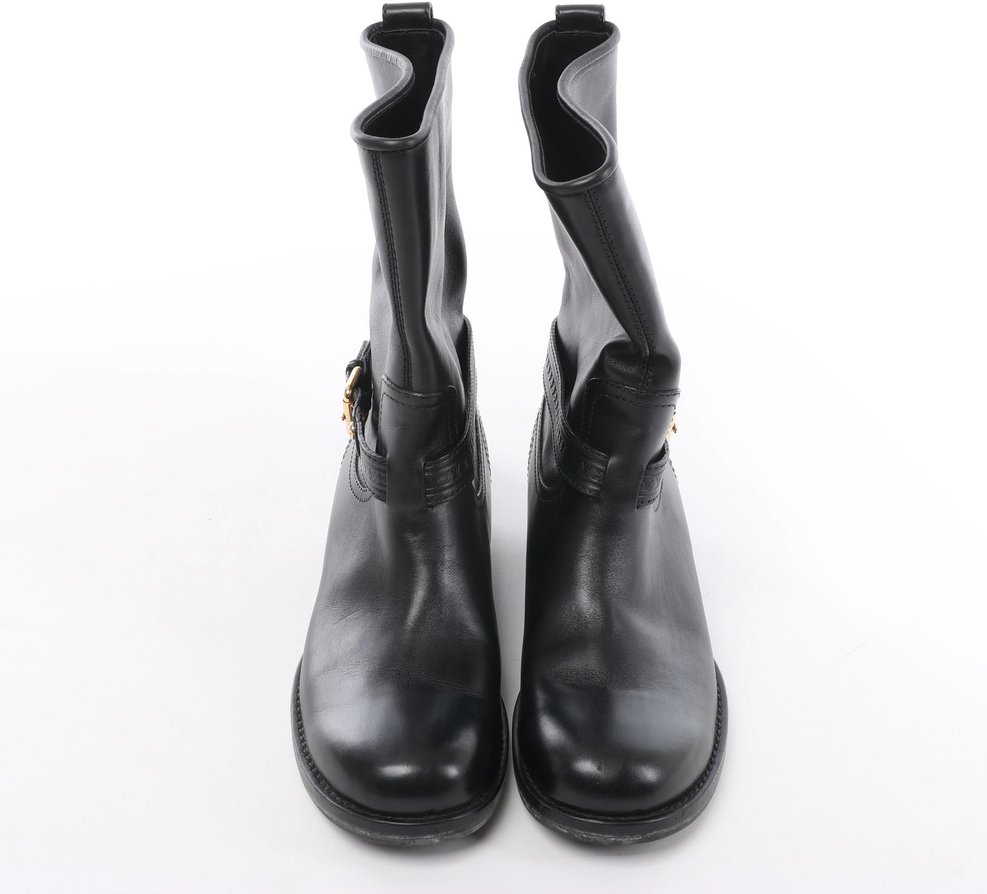 Louis Vuitton Susan 10 years Leather Ankle Boots in Black CL0160, Size EU 39.5