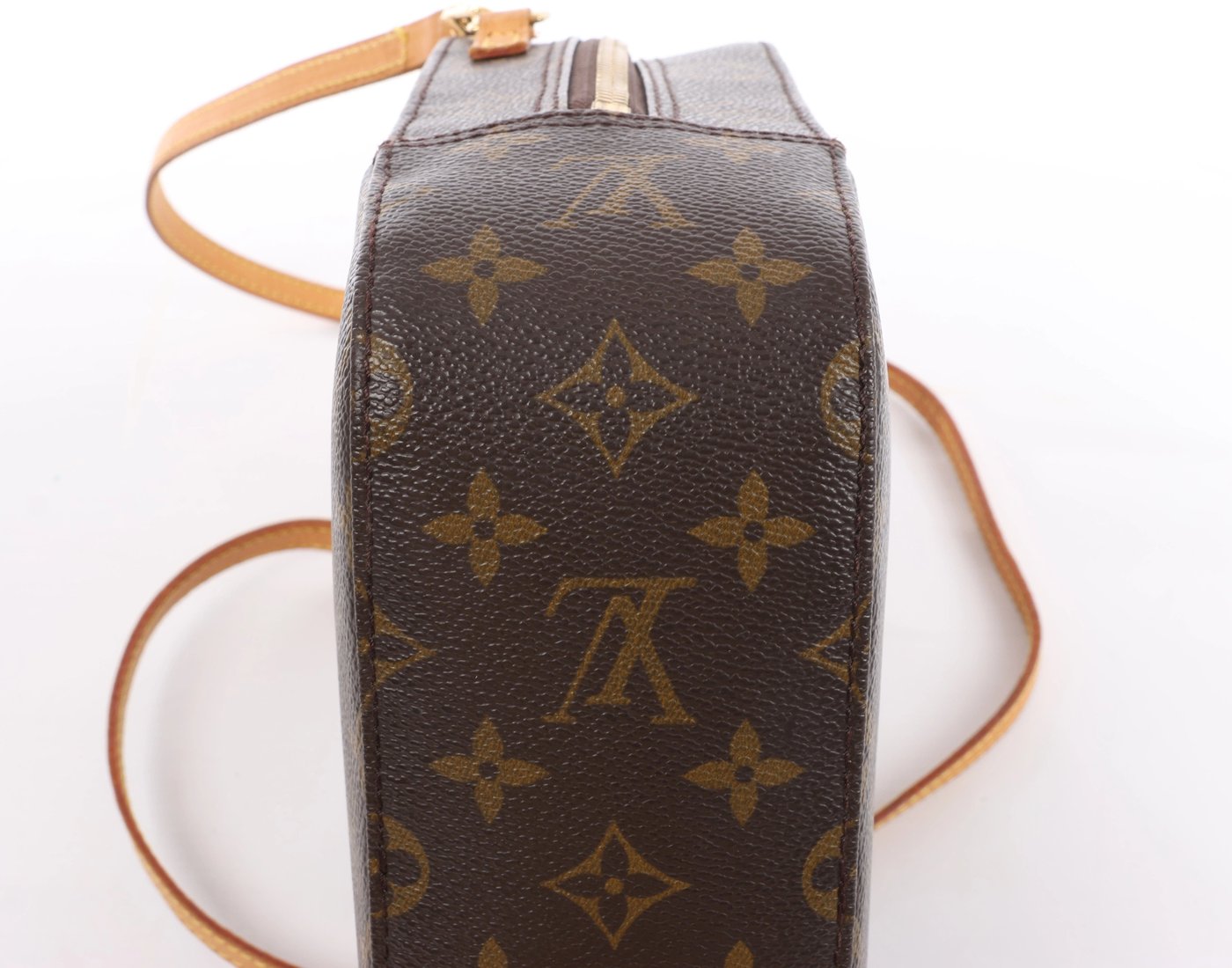 Louis Vuitton Spontini Monogram Canvas 2Way Handbag in Brown