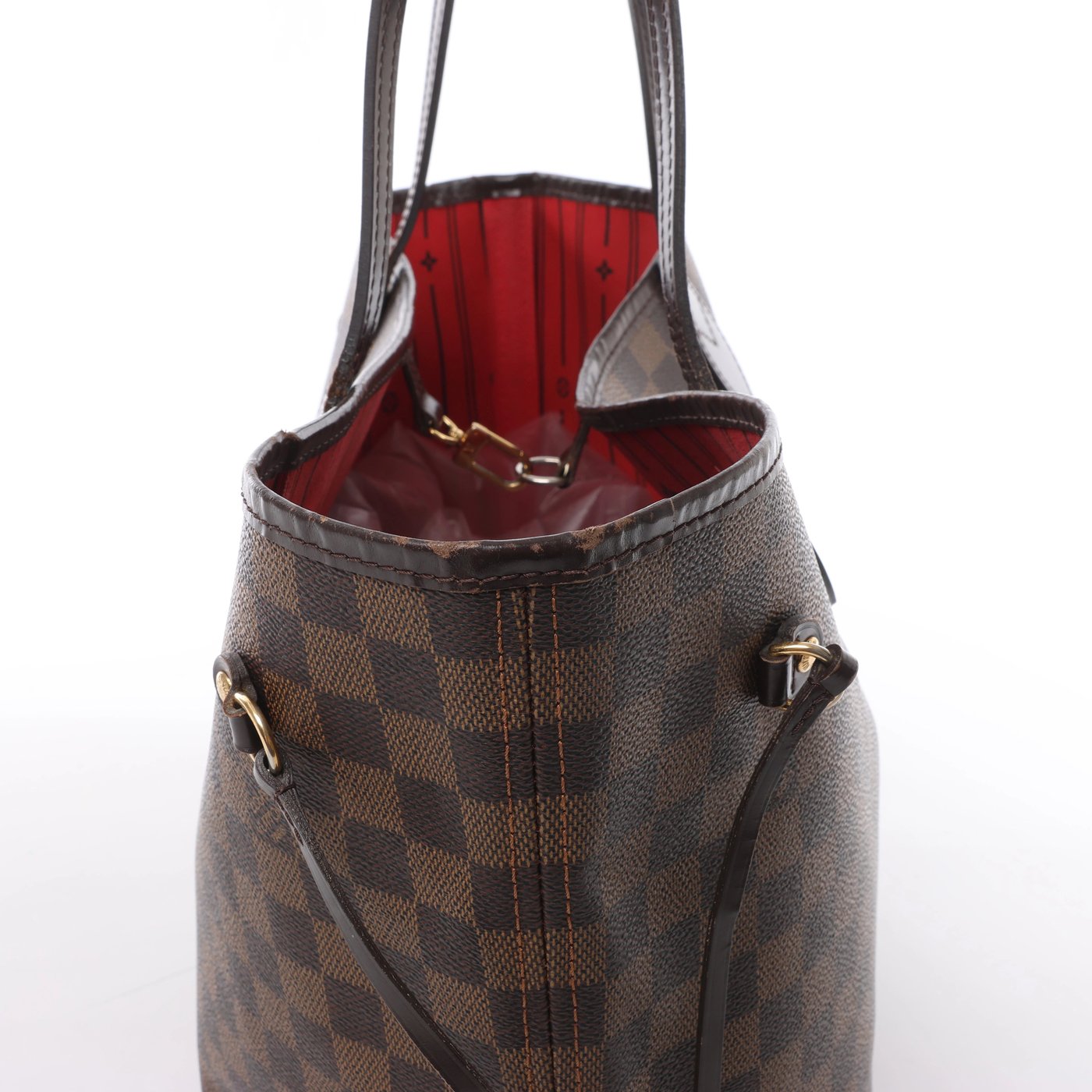Louis Vuitton Neverfull MM Damier Ebene Shoulder Bag in Brown N51105