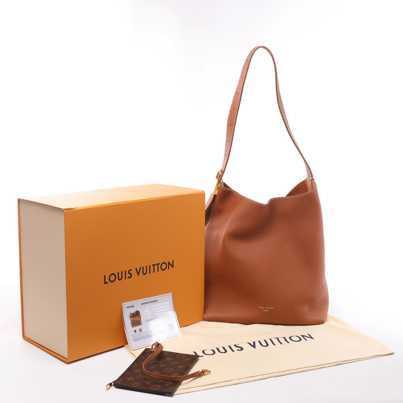 Louis Vuitton Padlock Lowkey Hobo MM Shoulder Bag in Brown M24974