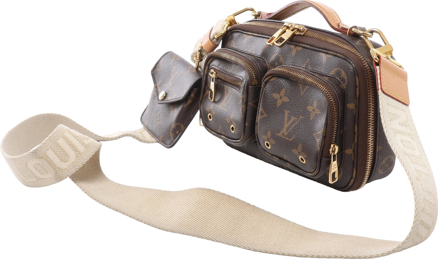 Louis Vuitton Utility Monogram Crossbody Bag in Brown M80446