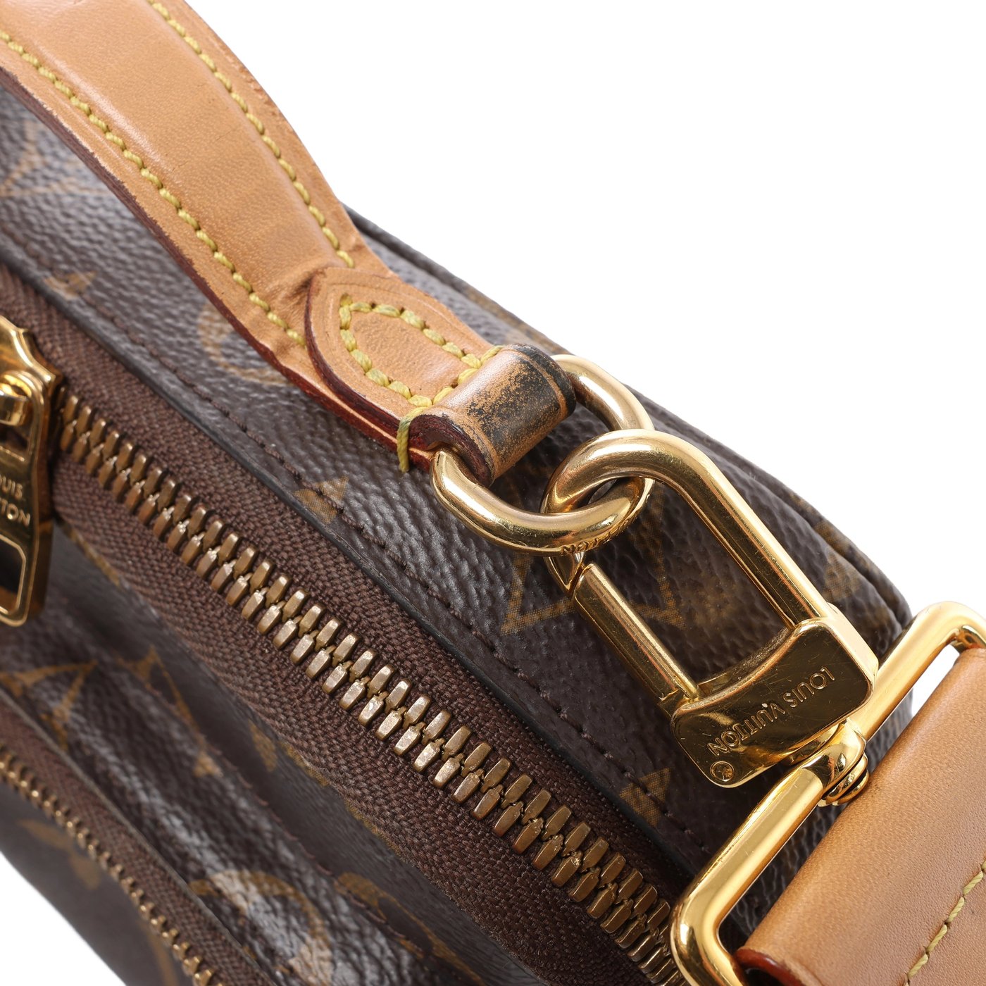 Louis Vuitton Utility Monogram Crossbody Bag in Brown M80446