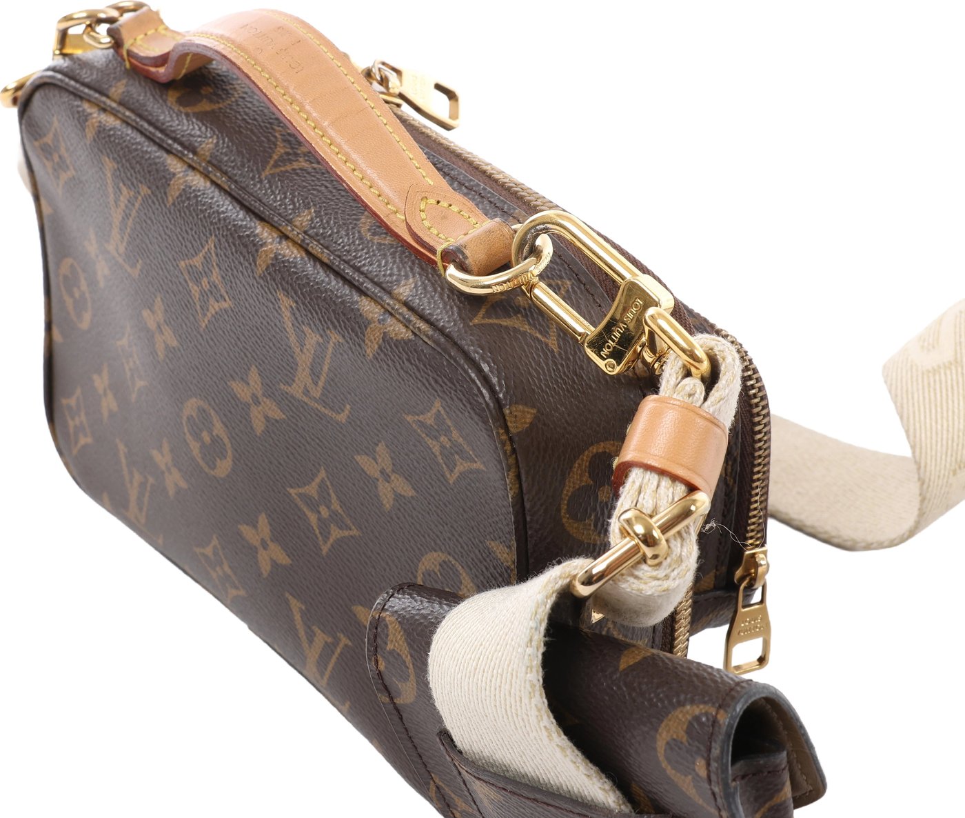Louis Vuitton Utility Monogram Crossbody Bag in Brown M80446