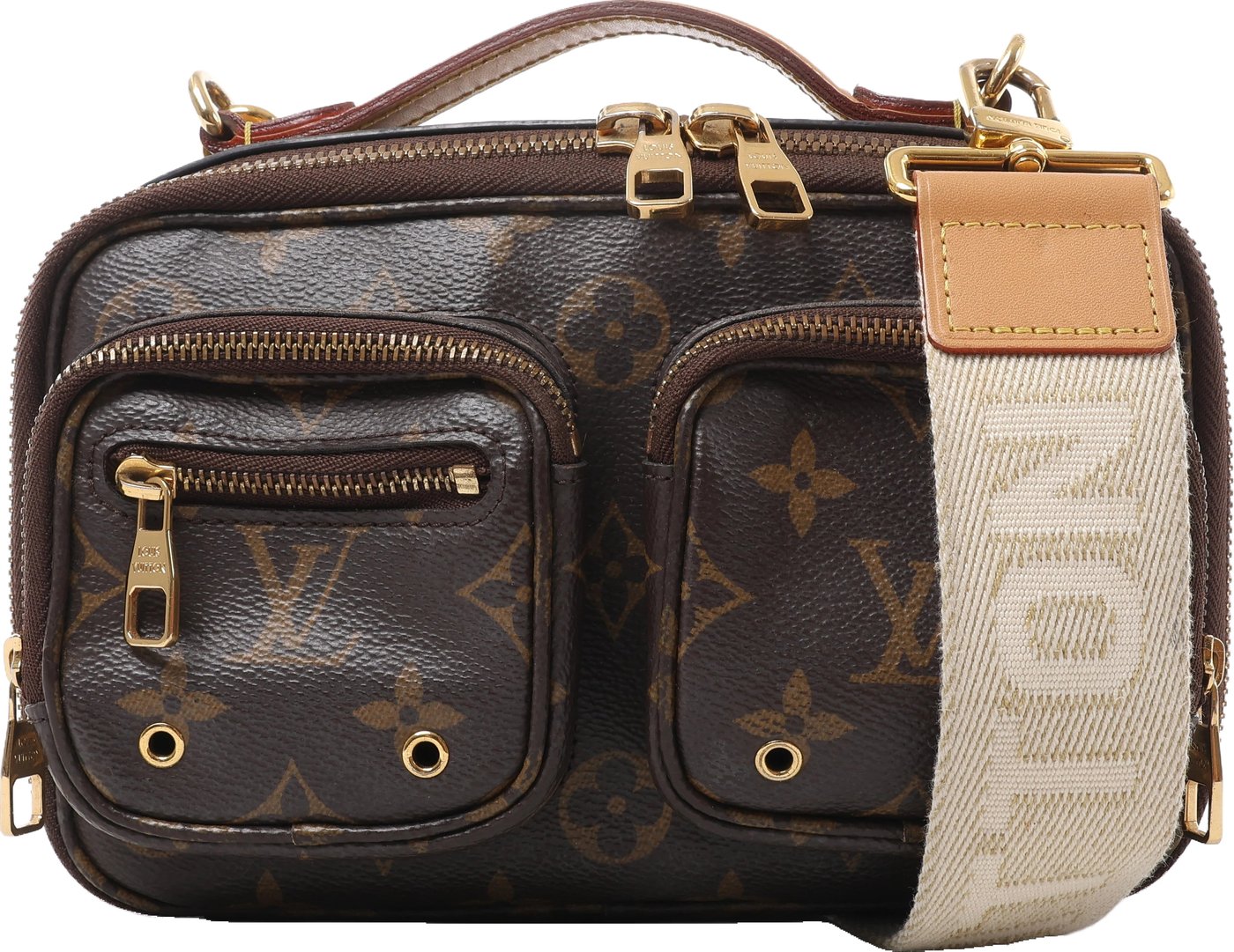 Louis Vuitton Utility Monogram Crossbody Bag in Brown M80446