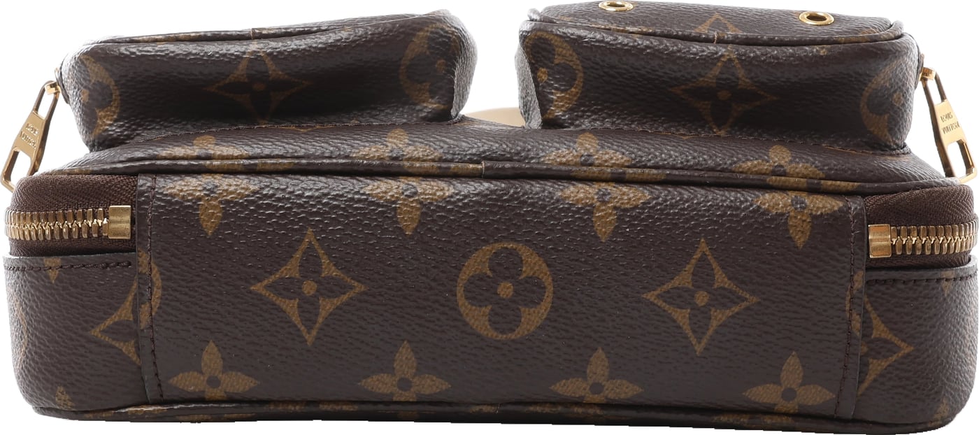 Louis Vuitton Utility Monogram Crossbody Bag in Brown M80446