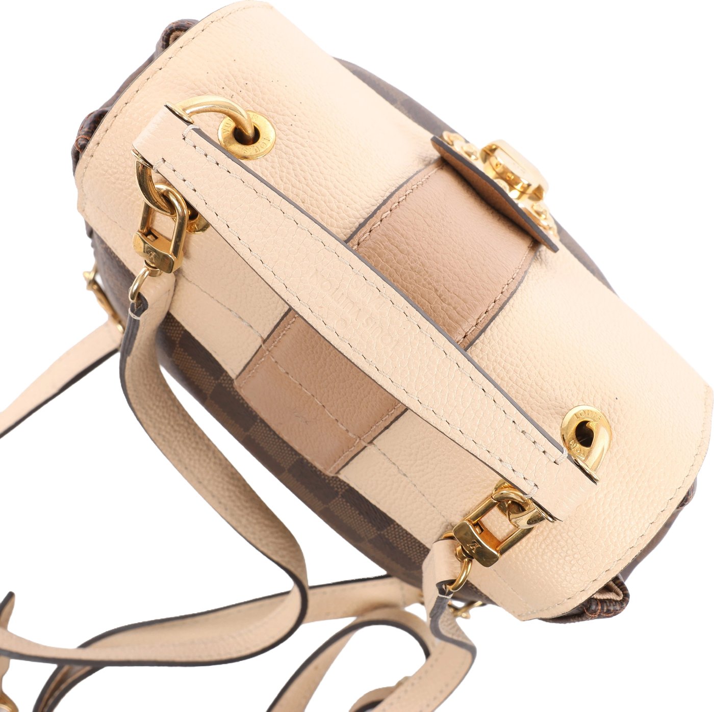 Louis Vuitton Clapton Damier Ebene Backpack in Brown x Beige N42259