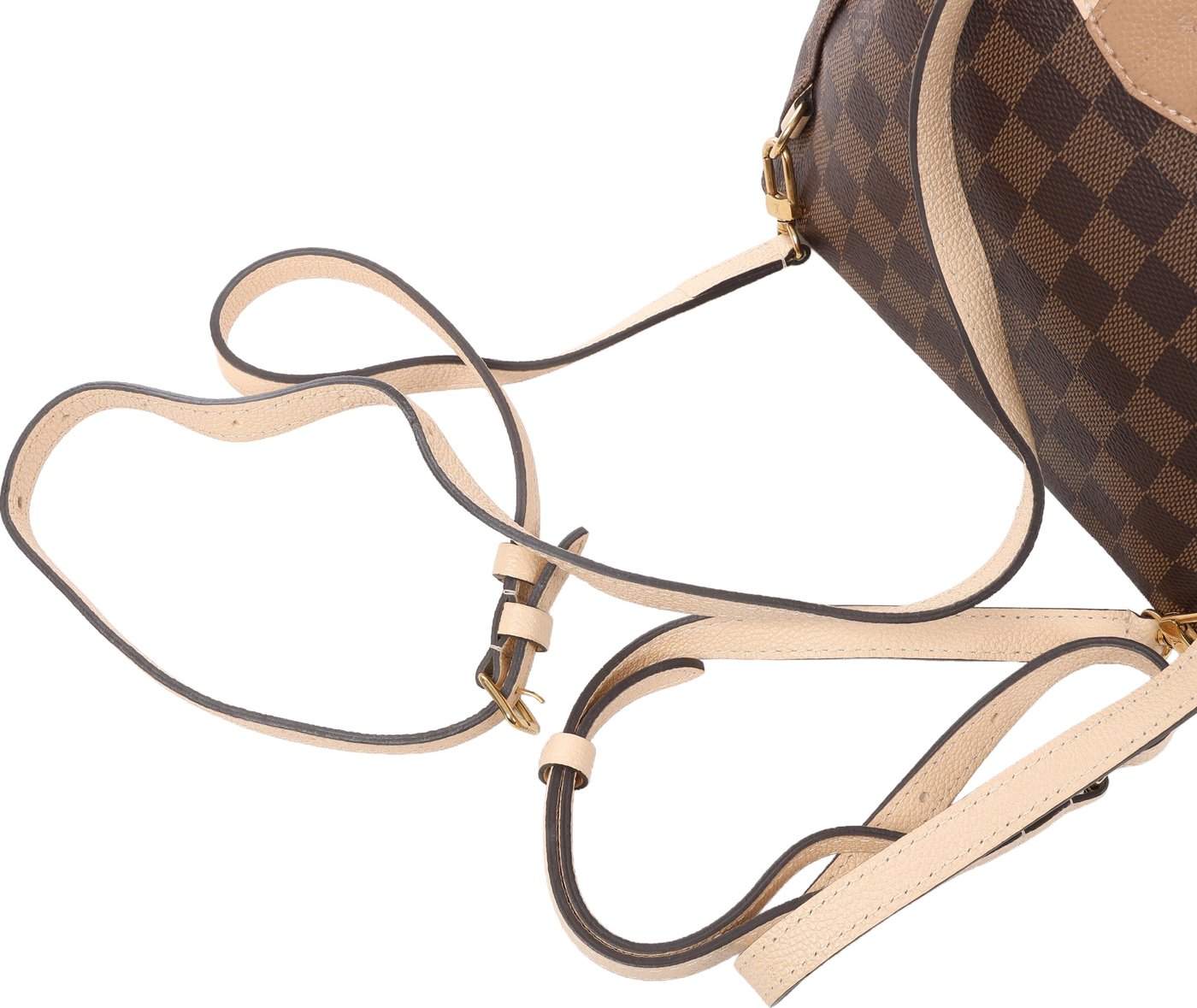 Louis Vuitton Clapton Damier Ebene Backpack in Brown x Beige N42259