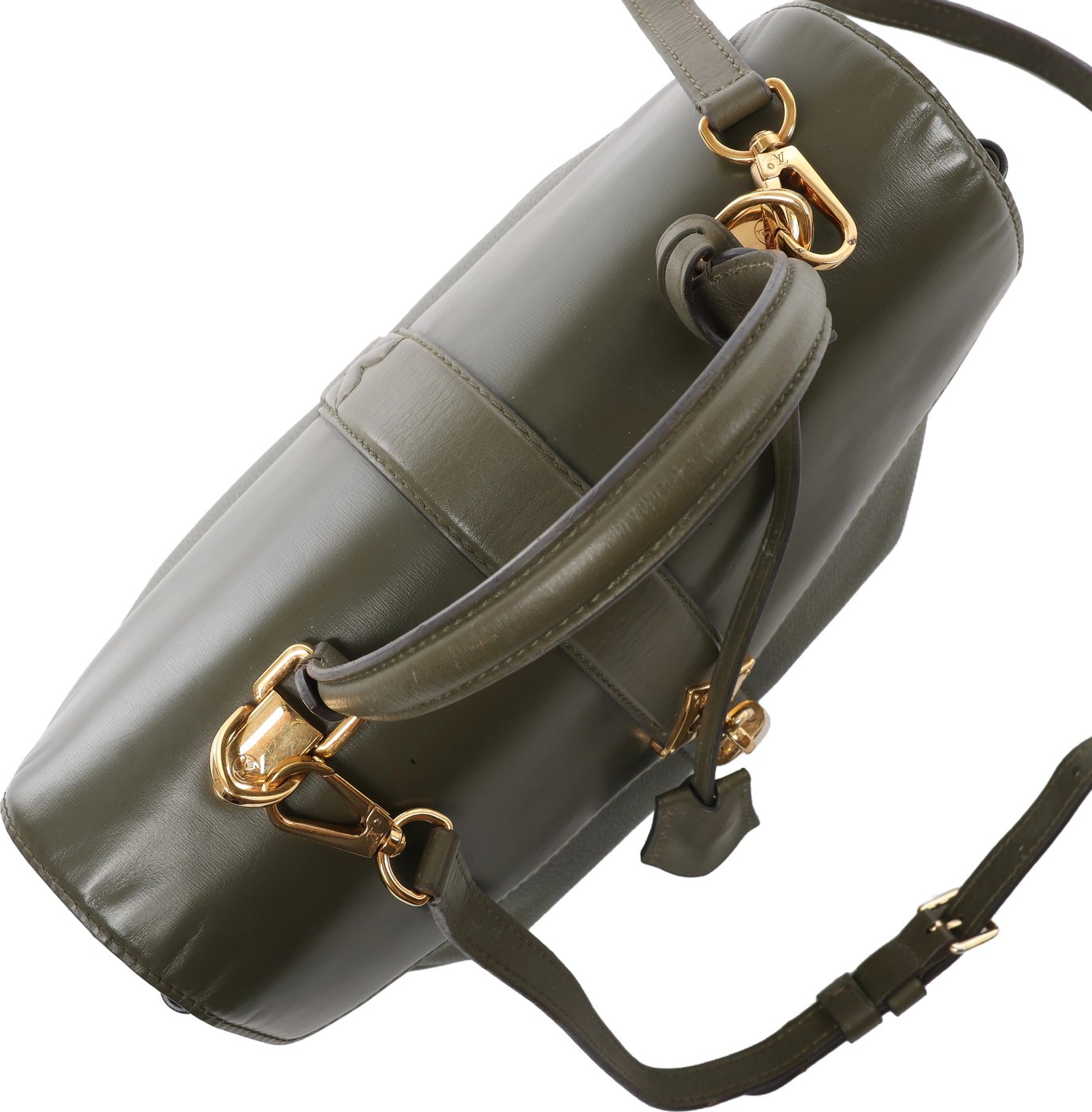 Louis Vuitton Rose des Vents MM Leather 2Way Handbag in Green M53819