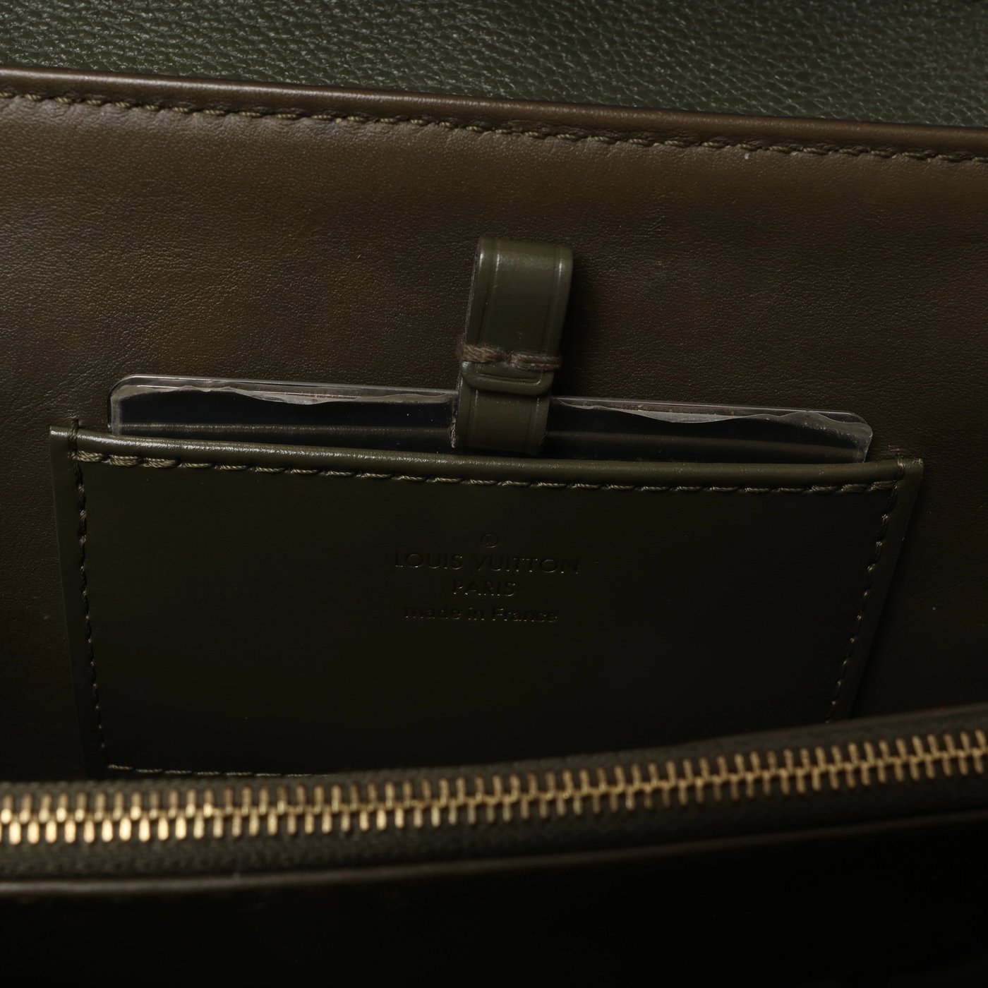 Louis Vuitton Rose des Vents MM Leather 2Way Handbag in Green M53819