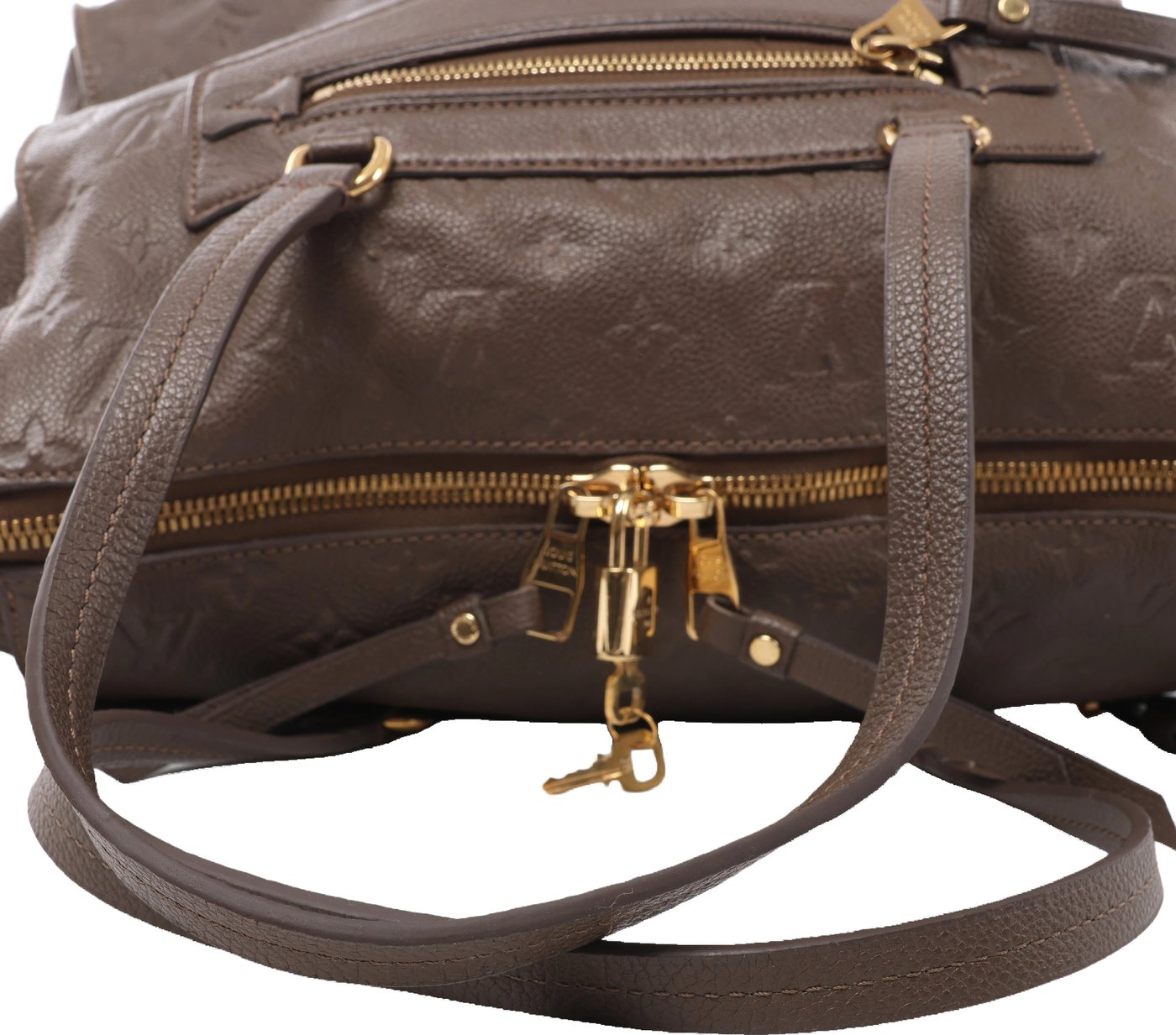Louis Vuitton Lumineuse PM Monogram Empreinte 2Way Handbag in Brown M93409