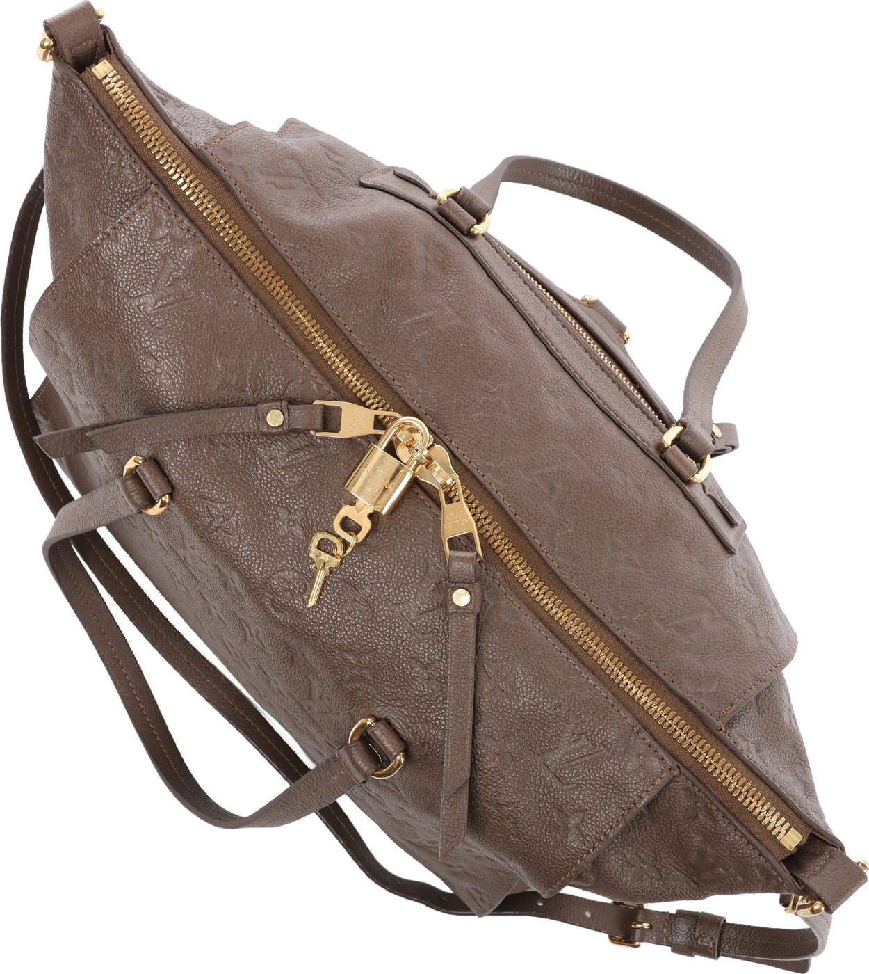 Louis Vuitton Lumineuse PM Monogram Empreinte 2Way Handbag in Brown M93409