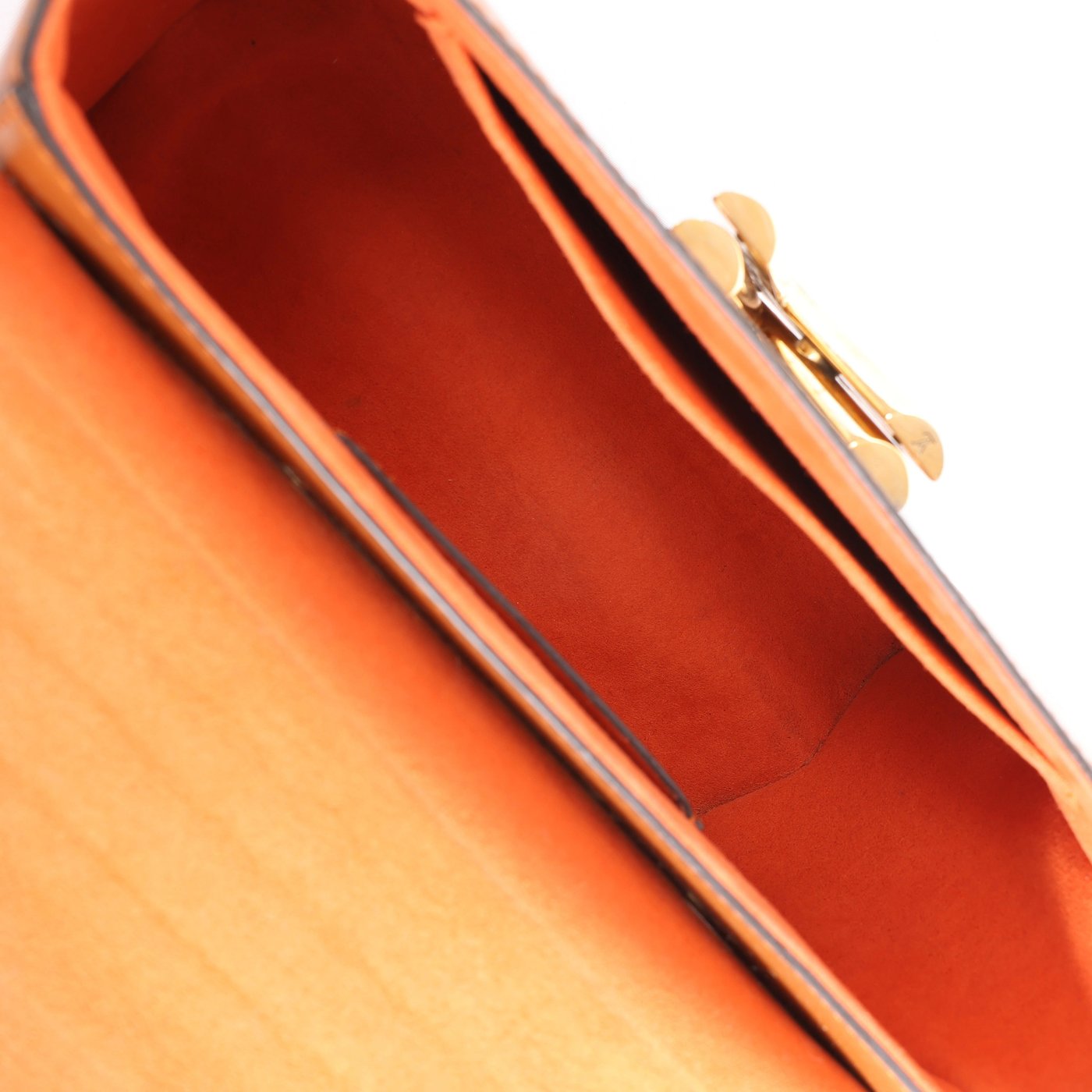 Louis Vuitton Twist MM Catgram x Taurillon Crossbody Bag in Brown x Orange M44408