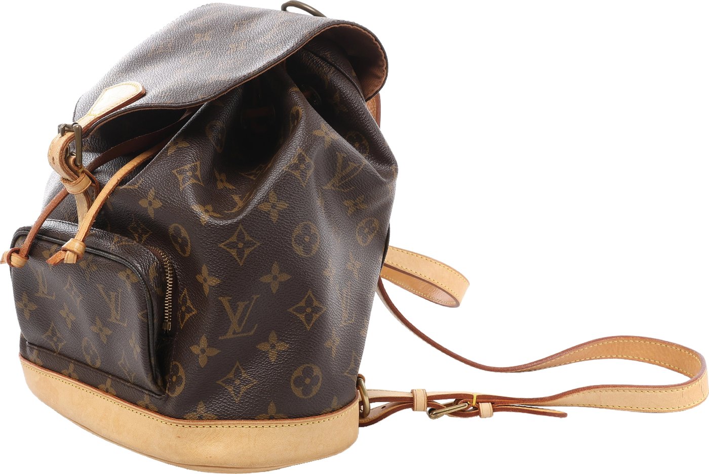 Louis Vuitton Montsouris MM Monogram Backpack in Brown M51136