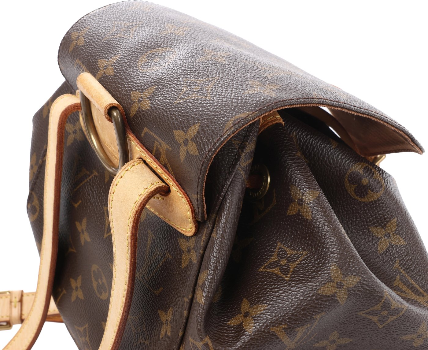 Louis Vuitton Montsouris MM Monogram Backpack in Brown M51136