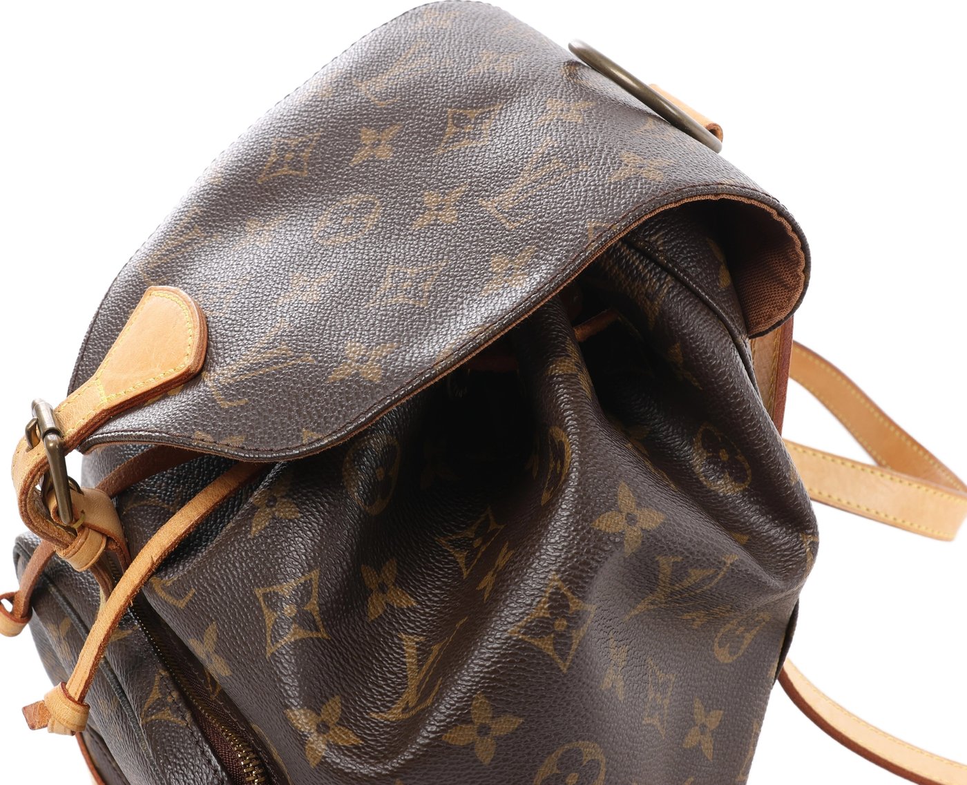 Louis Vuitton Montsouris MM Monogram Backpack in Brown M51136