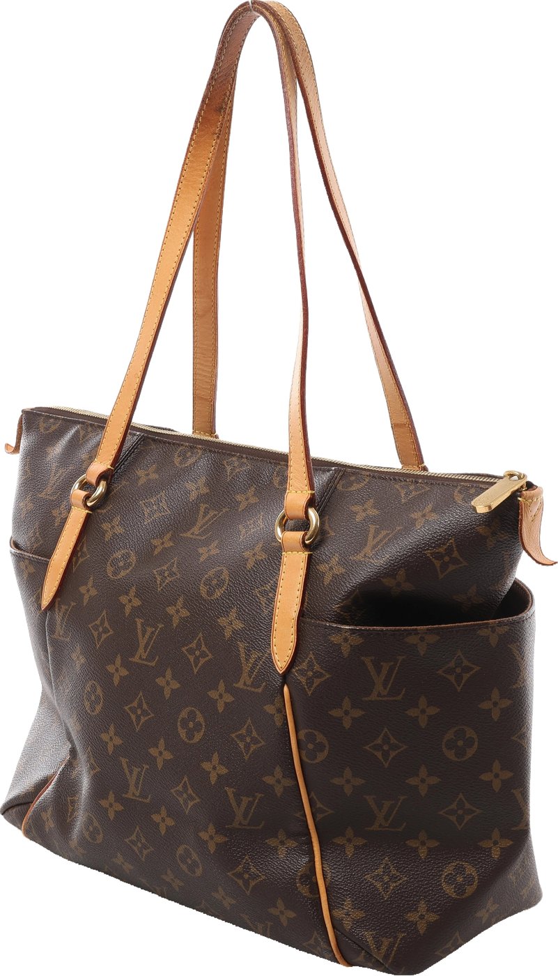 Louis Vuitton Totally MM Monogram Shoulder Bag in Brown M41015