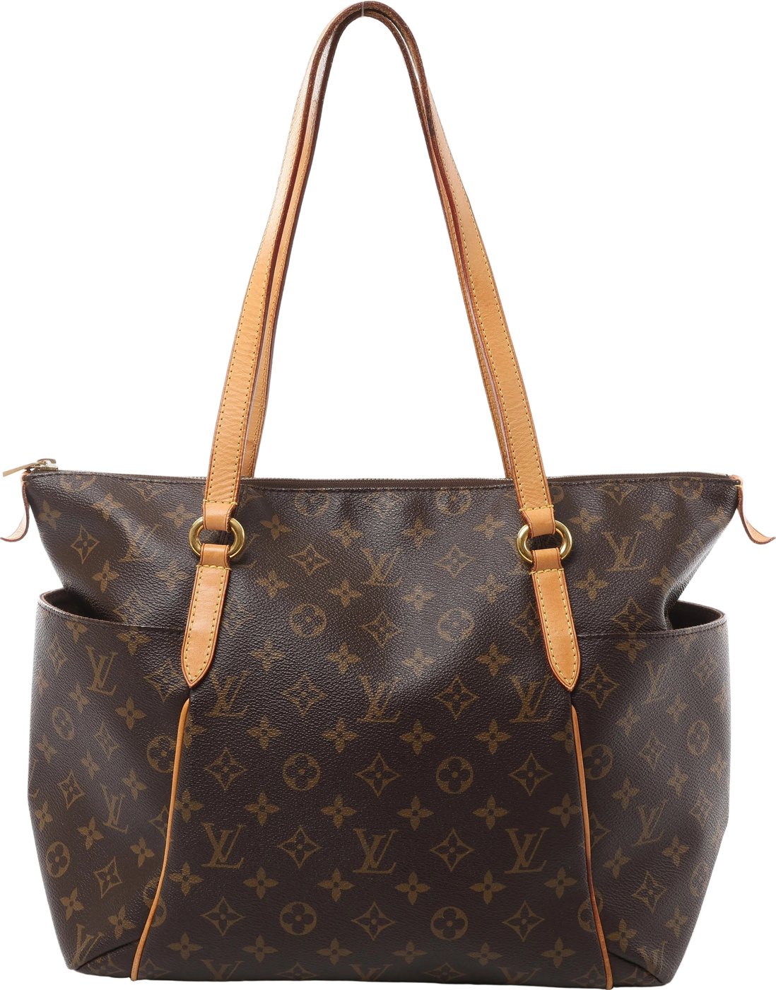 Louis Vuitton Totally MM Monogram Shoulder Bag in Brown M41015
